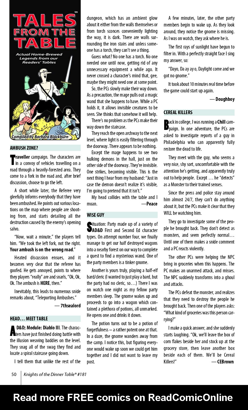 Read online Knights of the Dinner Table comic -  Issue #181 - 52