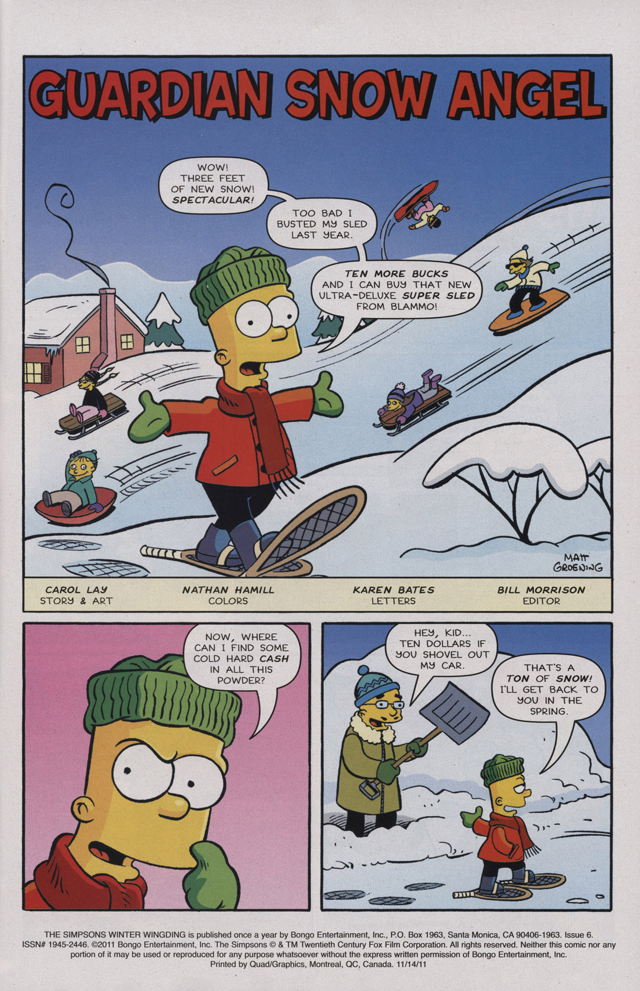 Read online The Simpsons Winter Wingding comic -  Issue #6 - 3