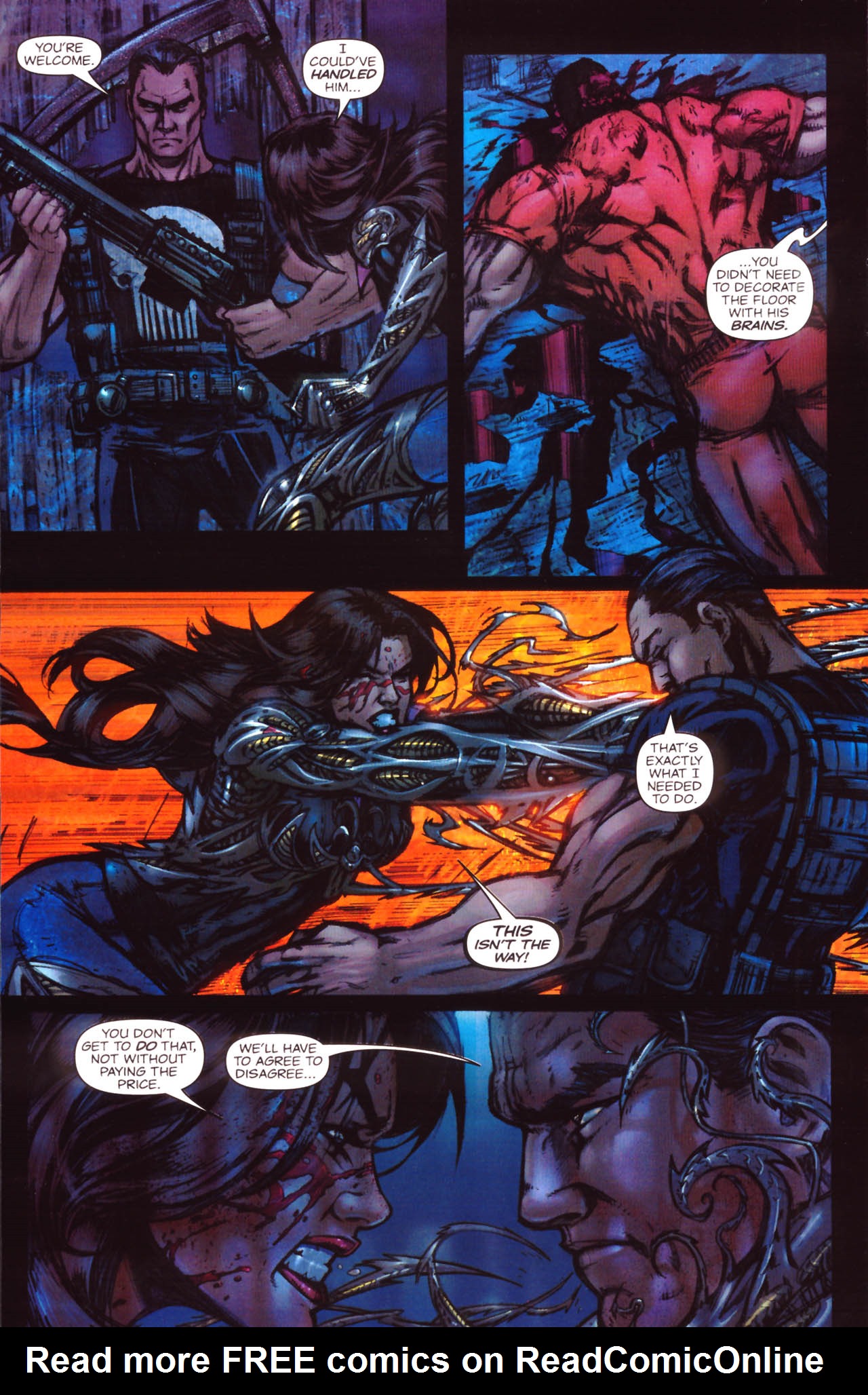 Read online Witchblade/The Punisher comic -  Issue # Full - 21