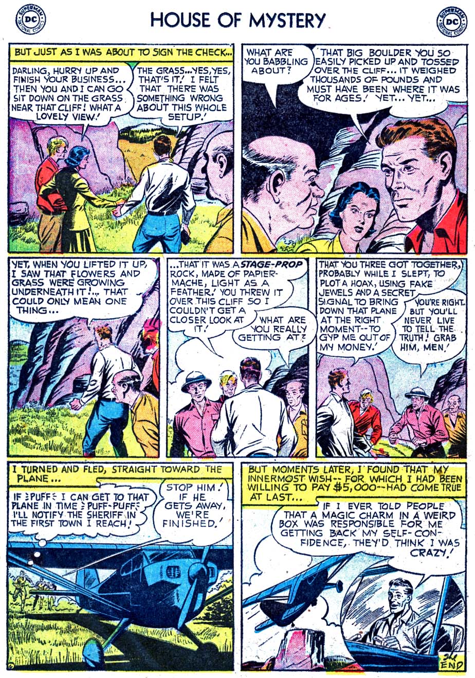 Read online House of Mystery (1951) comic -  Issue #45 - 16