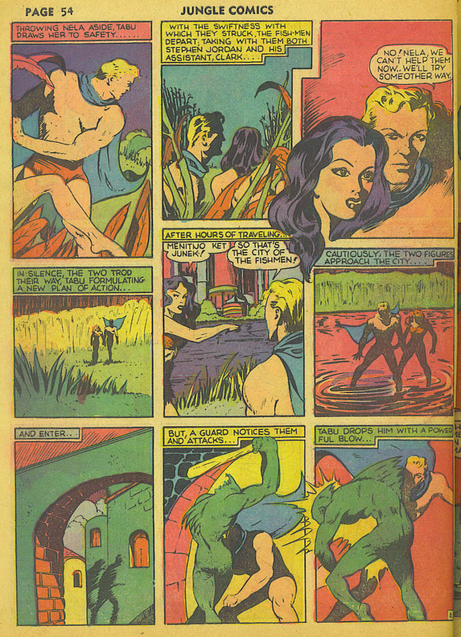 Read online Jungle Comics comic -  Issue #11 - 57