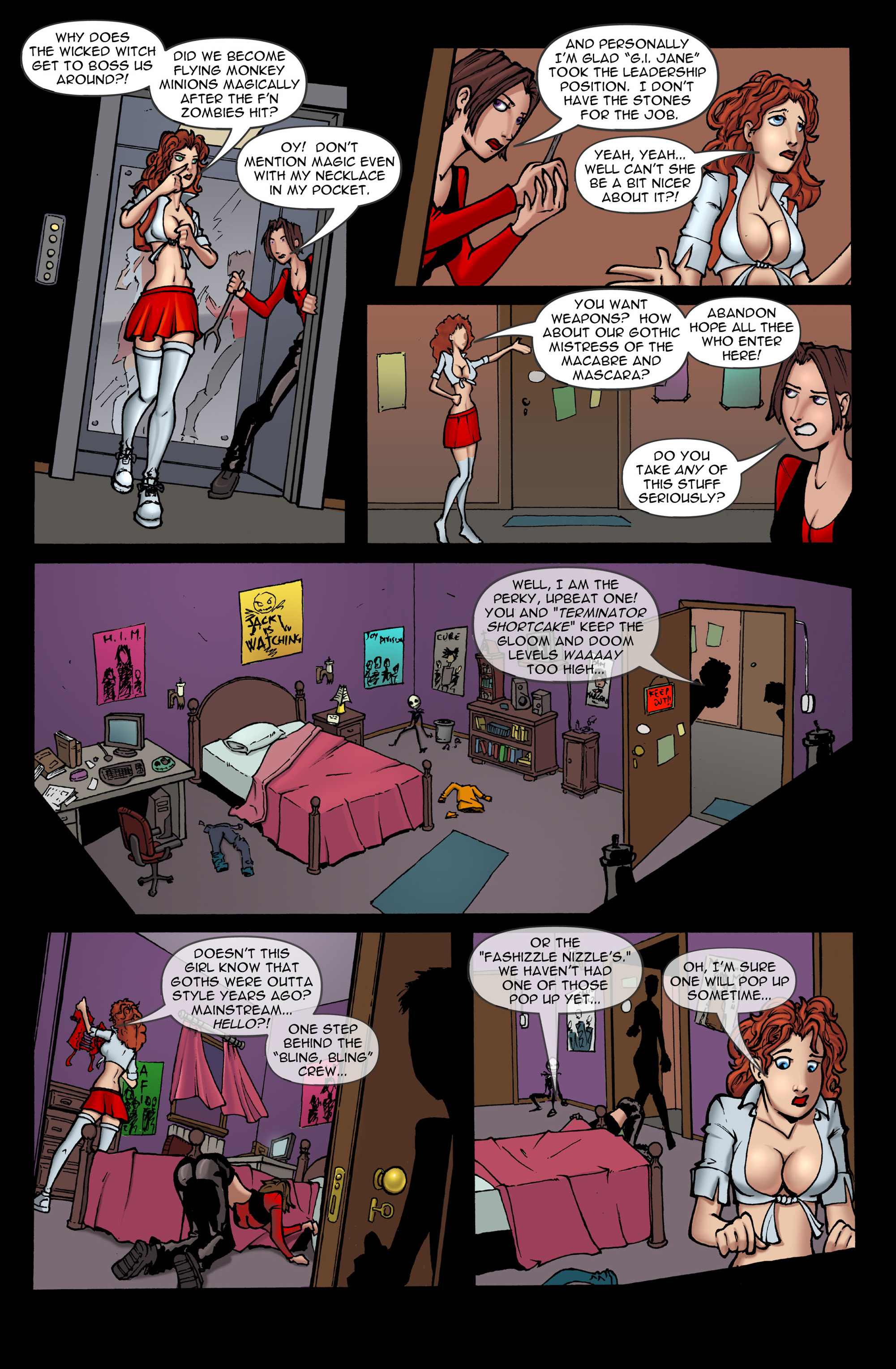 Read online Chaos Campus: Sorority Girls Vs. Zombies comic -  Issue #4 - 8