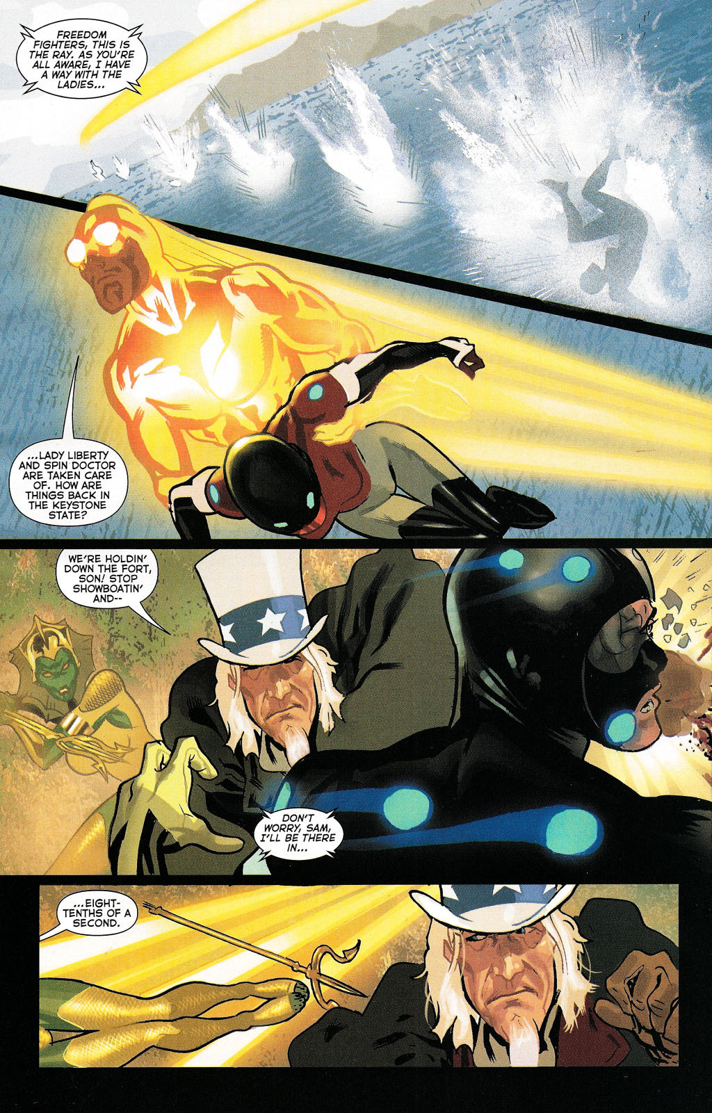 Read online Uncle Sam and the Freedom Fighters (2006) comic -  Issue #5 - 12