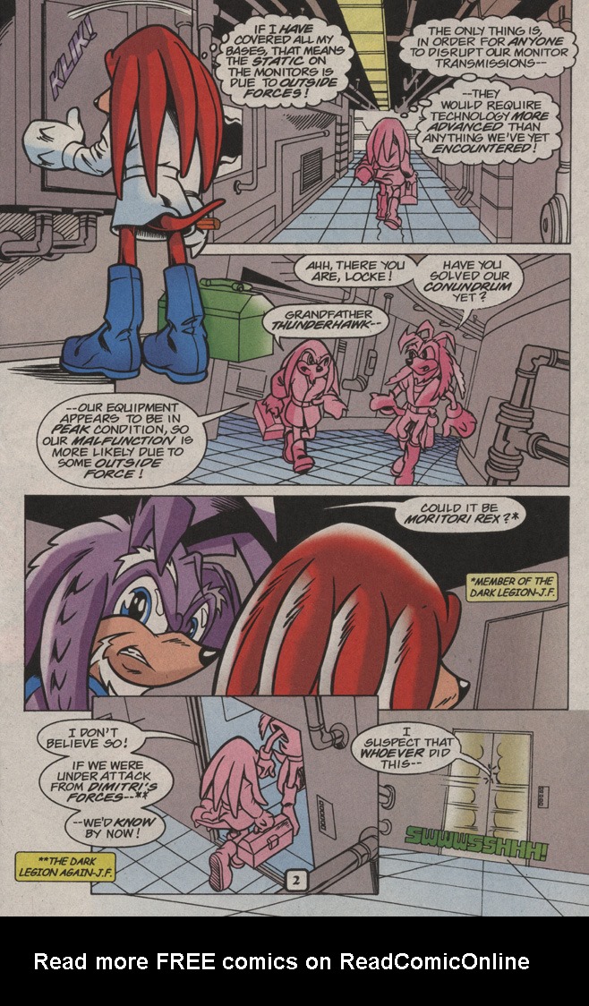 Read online Knuckles the Echidna comic -  Issue #31 - 5
