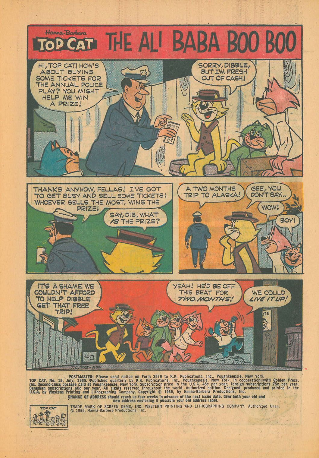 Read online Top Cat (1962) comic -  Issue #15 - 3