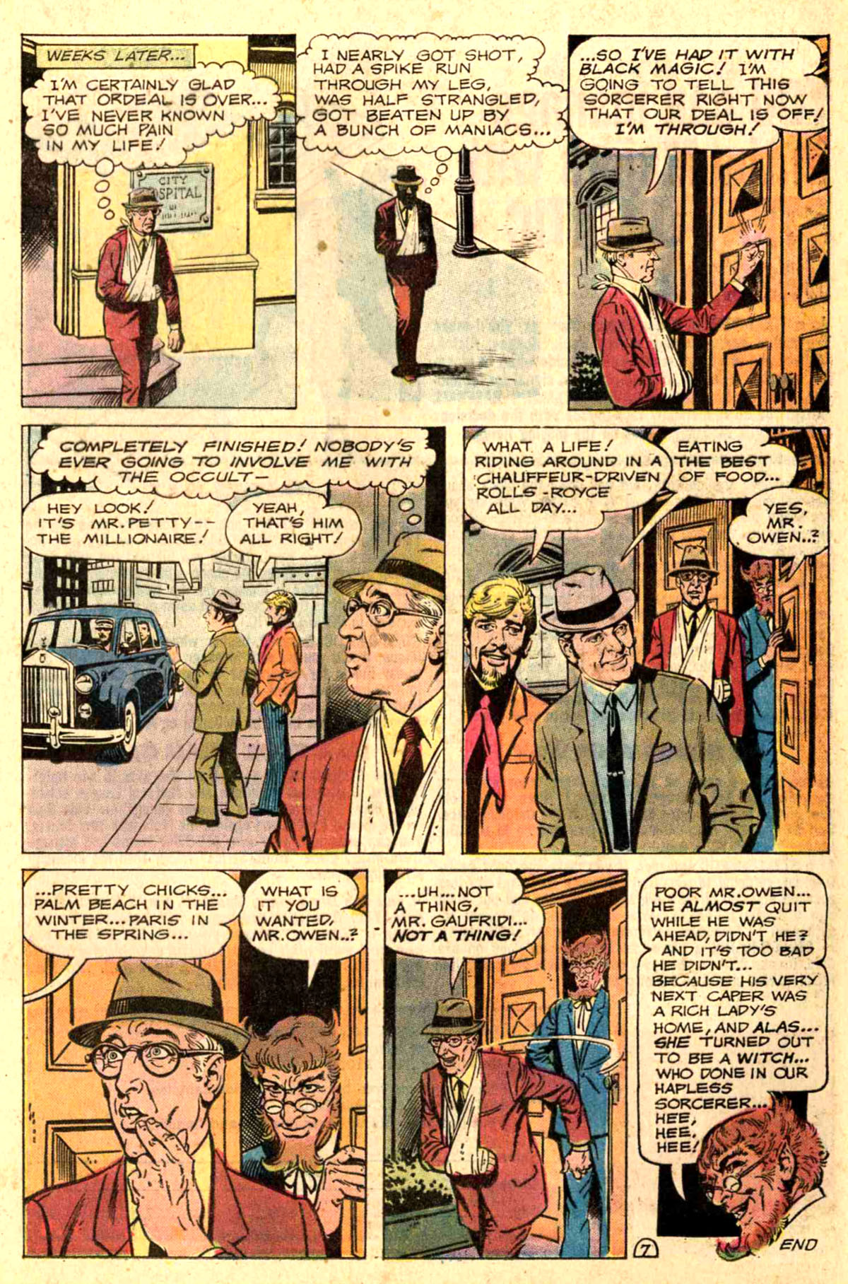 Read online House of Mystery (1951) comic -  Issue #202 - 19