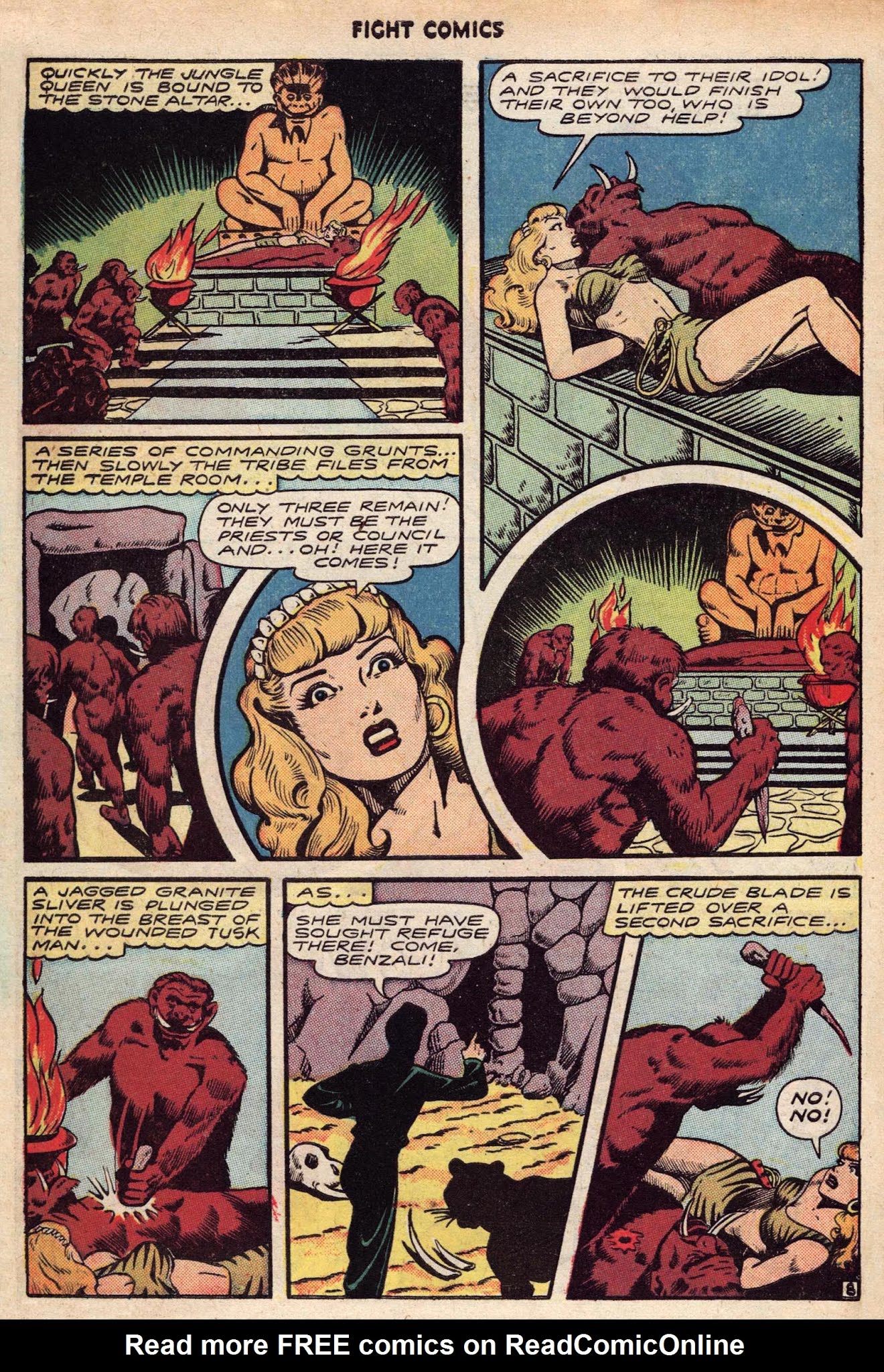 Read online Fight Comics comic -  Issue #46 - 48