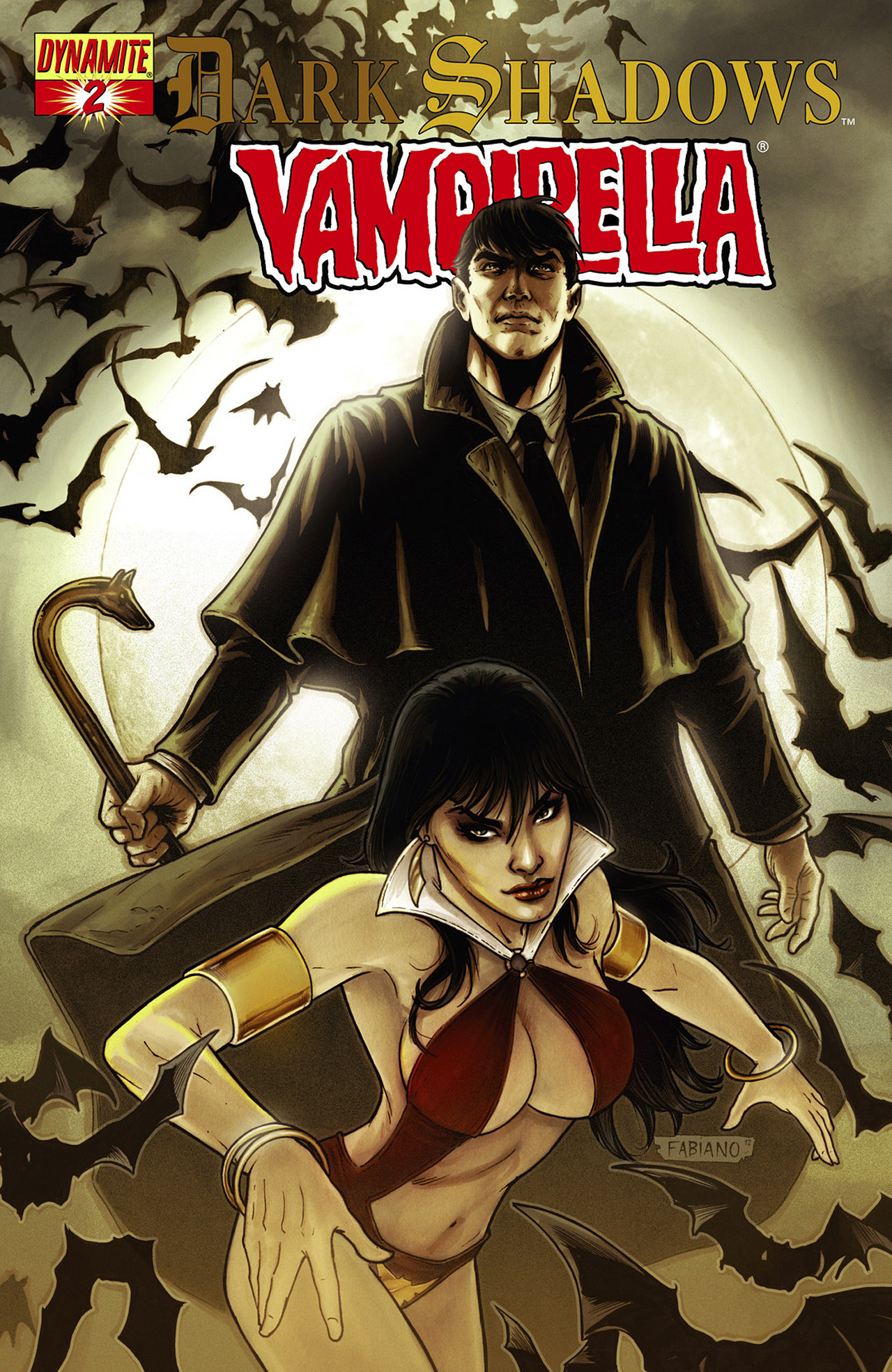 Read online Dark Shadows/Vampirella comic -  Issue #2 - 1