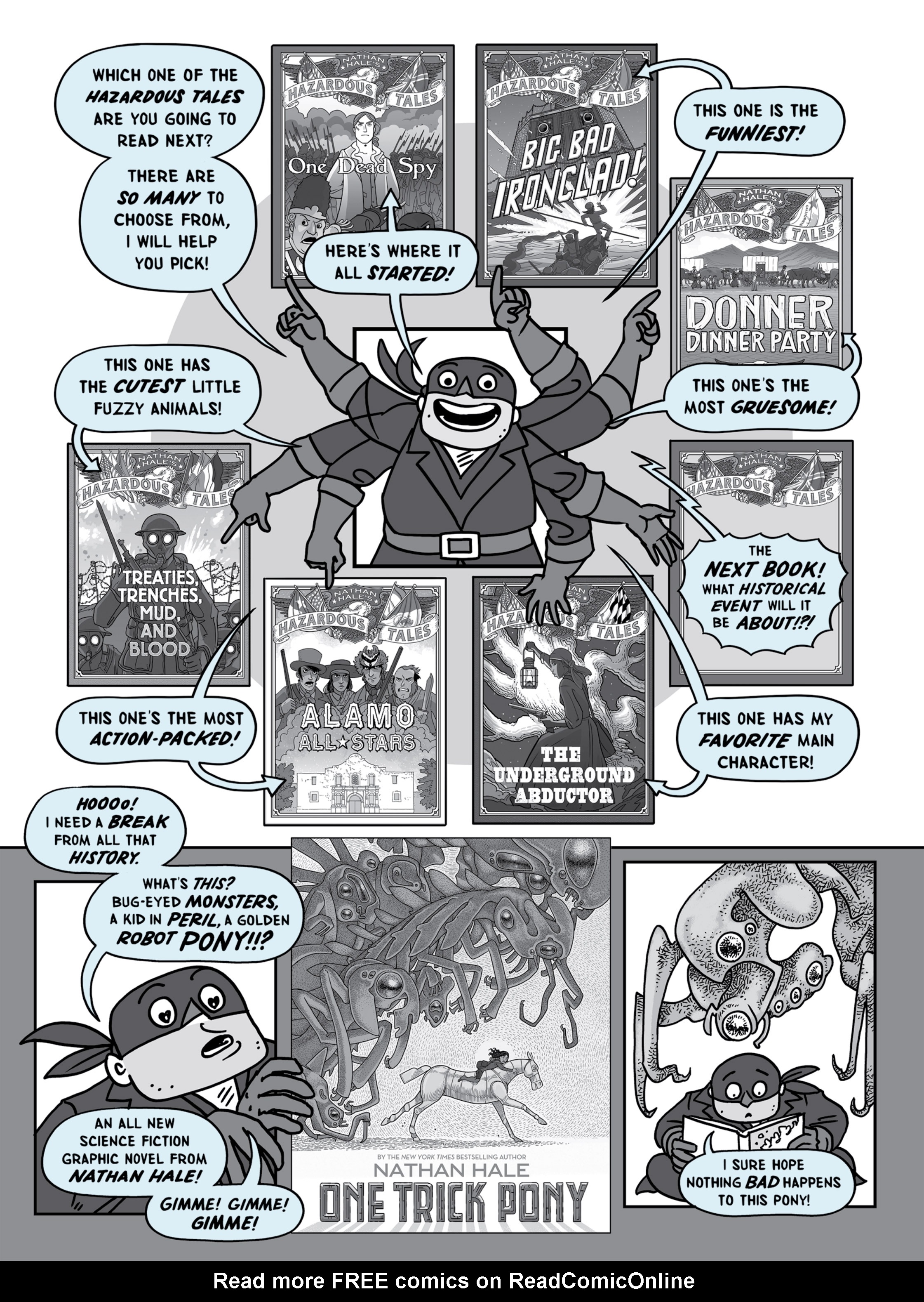 Read online Nathan Hale's Hazardous Tales comic -  Issue # TPB 7 - 128