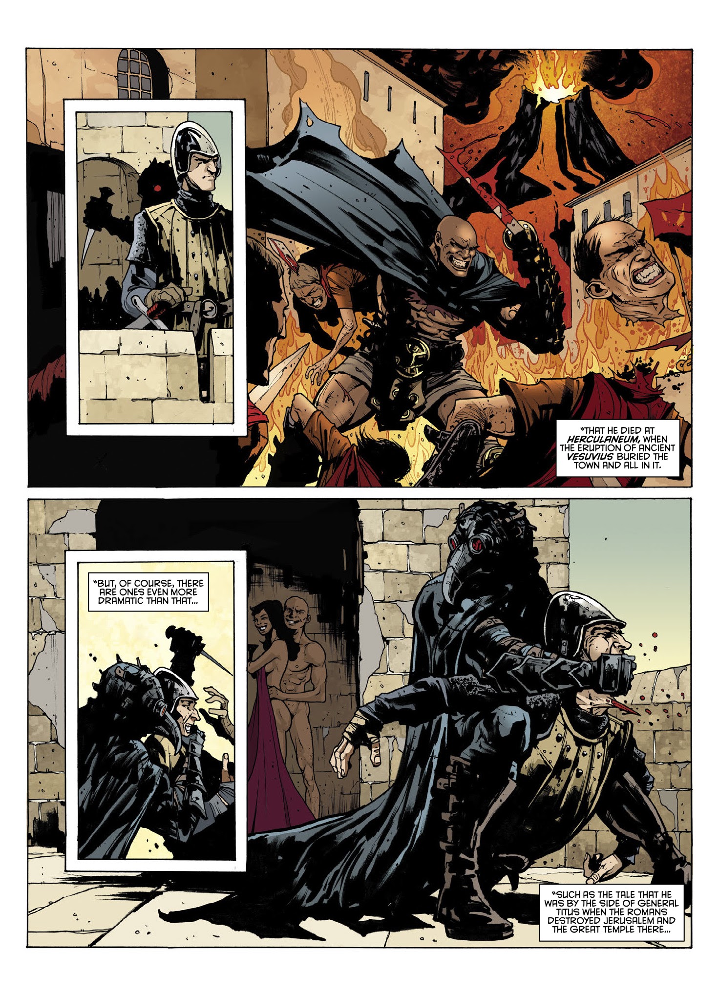 Read online Aquila: The Burning Fields comic -  Issue # TPB - 11