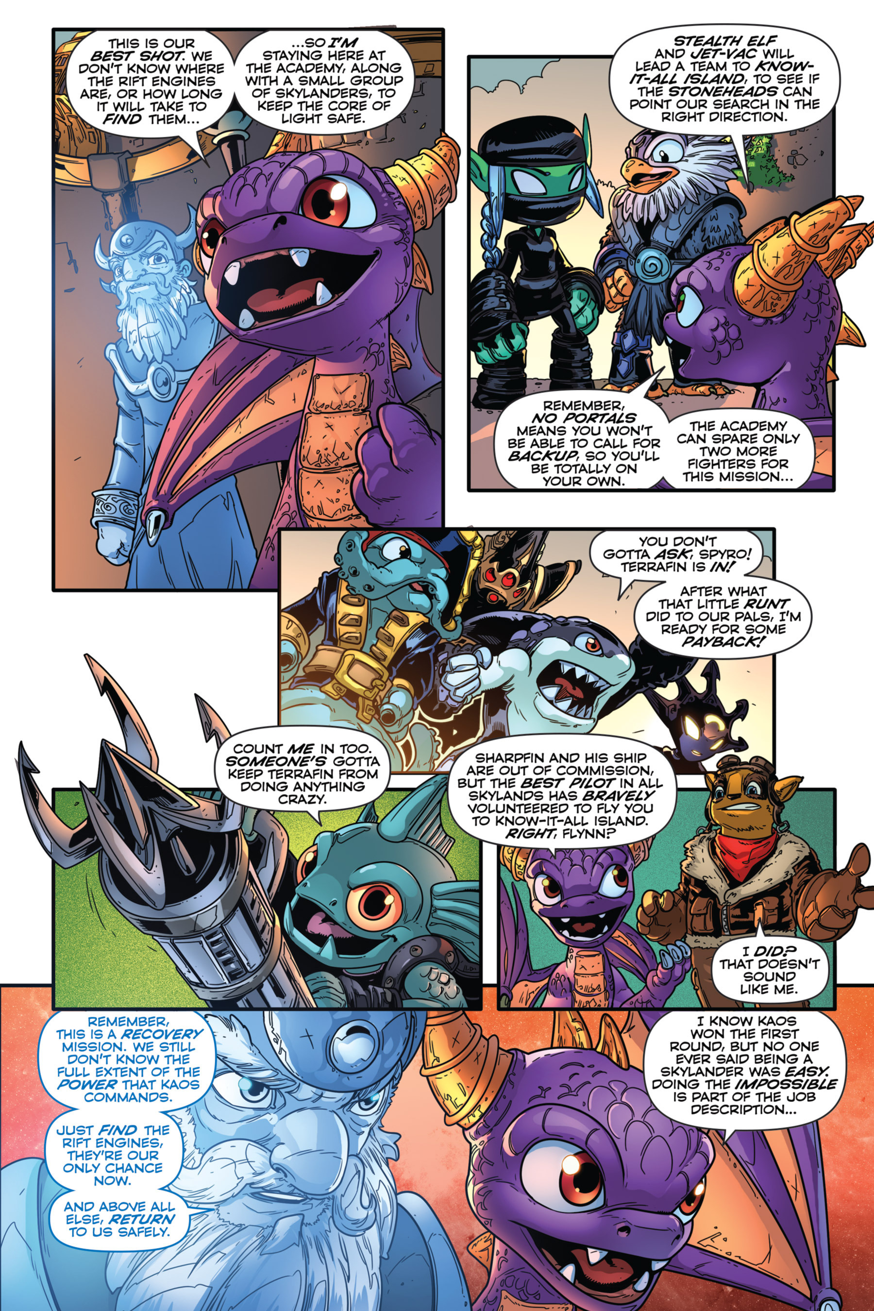 Read online Skylanders: Rift Into Overdrive comic -  Issue # Full - 25