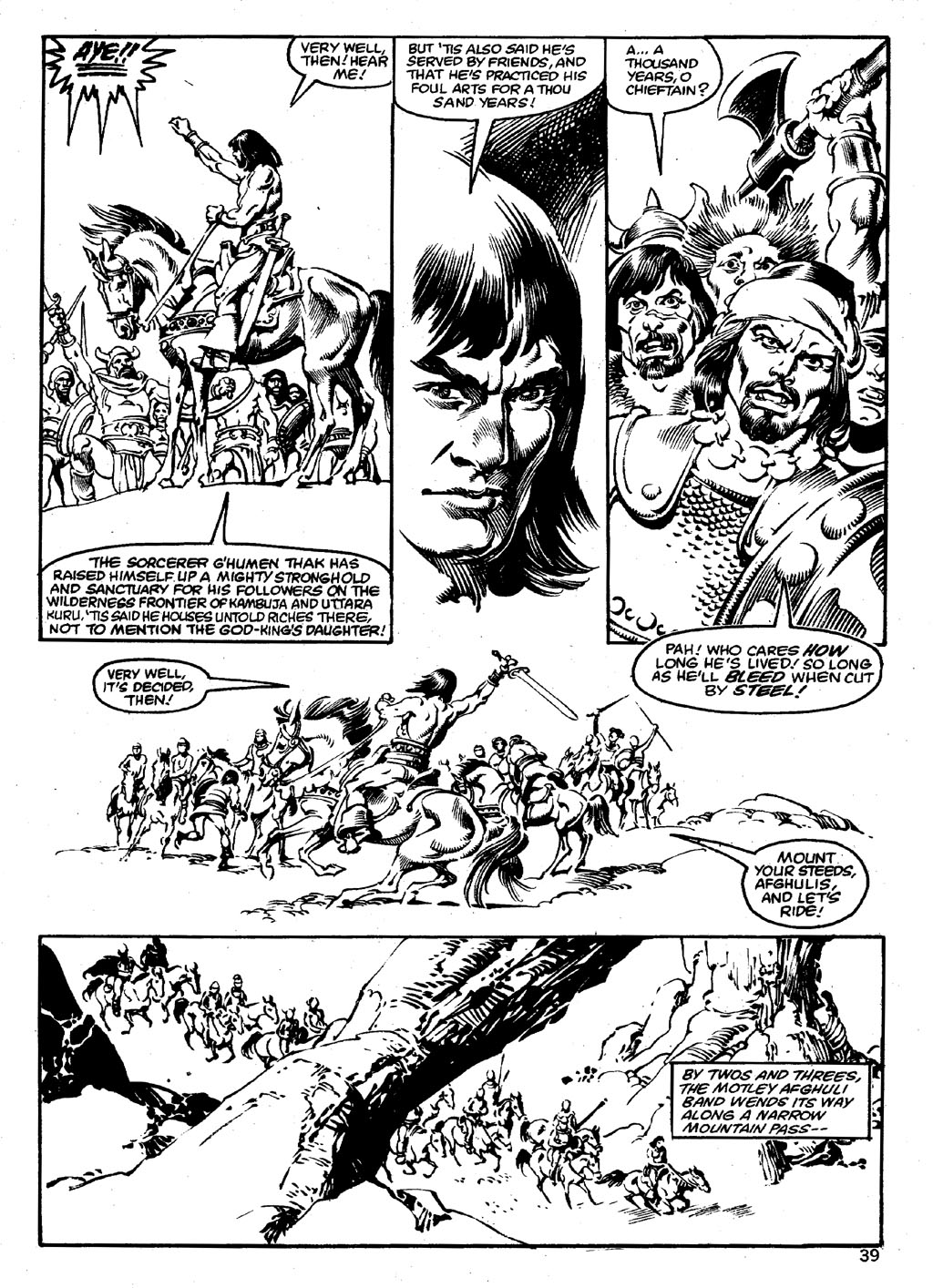 Read online The Savage Sword Of Conan comic -  Issue #85 - 39