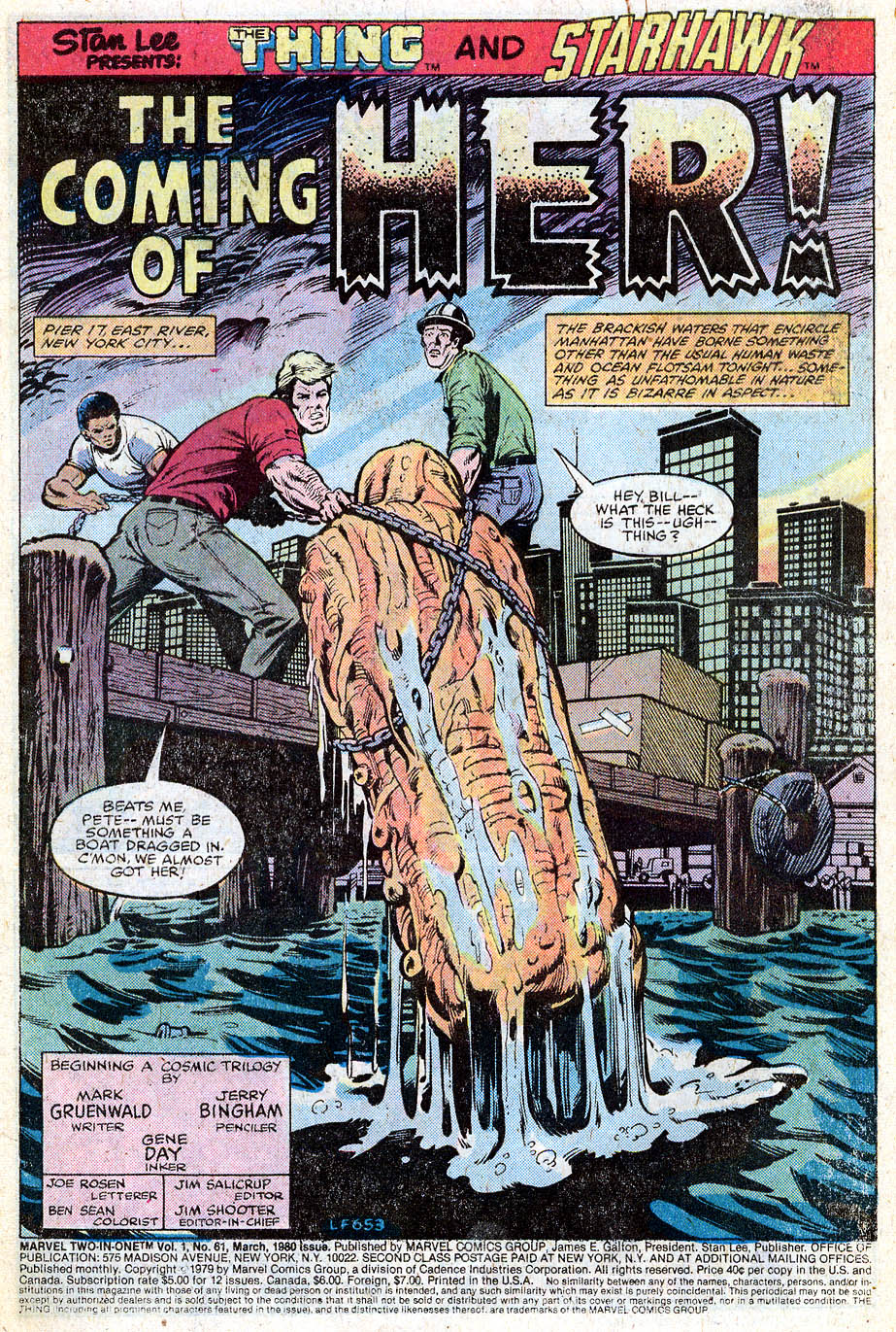 Marvel Two-In-One (1974) issue 61 - Page 2