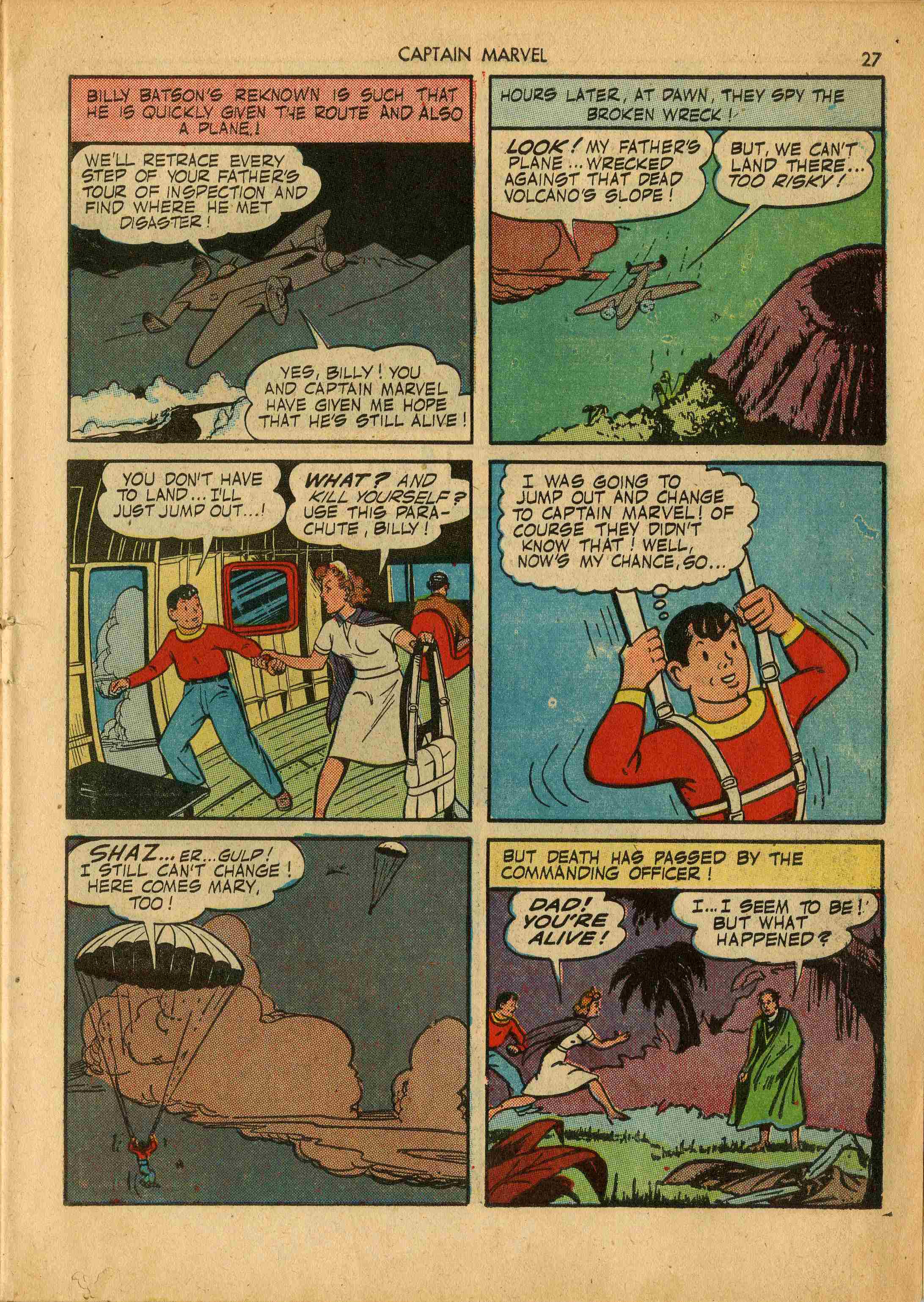 Read online Captain Marvel Adventures comic -  Issue #24 - 27