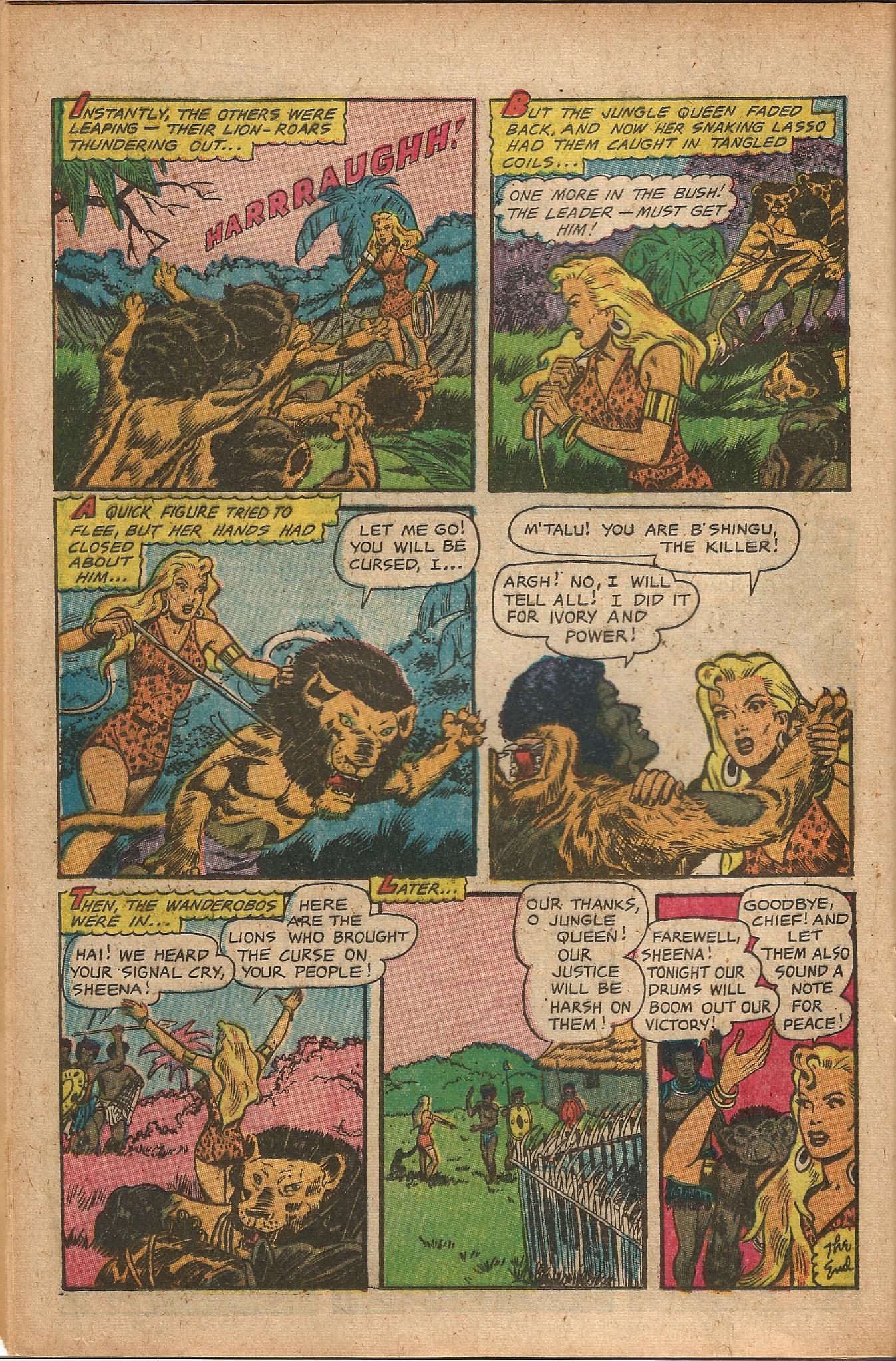 Read online Sheena, Queen of the Jungle (1958) comic -  Issue #9 - 16