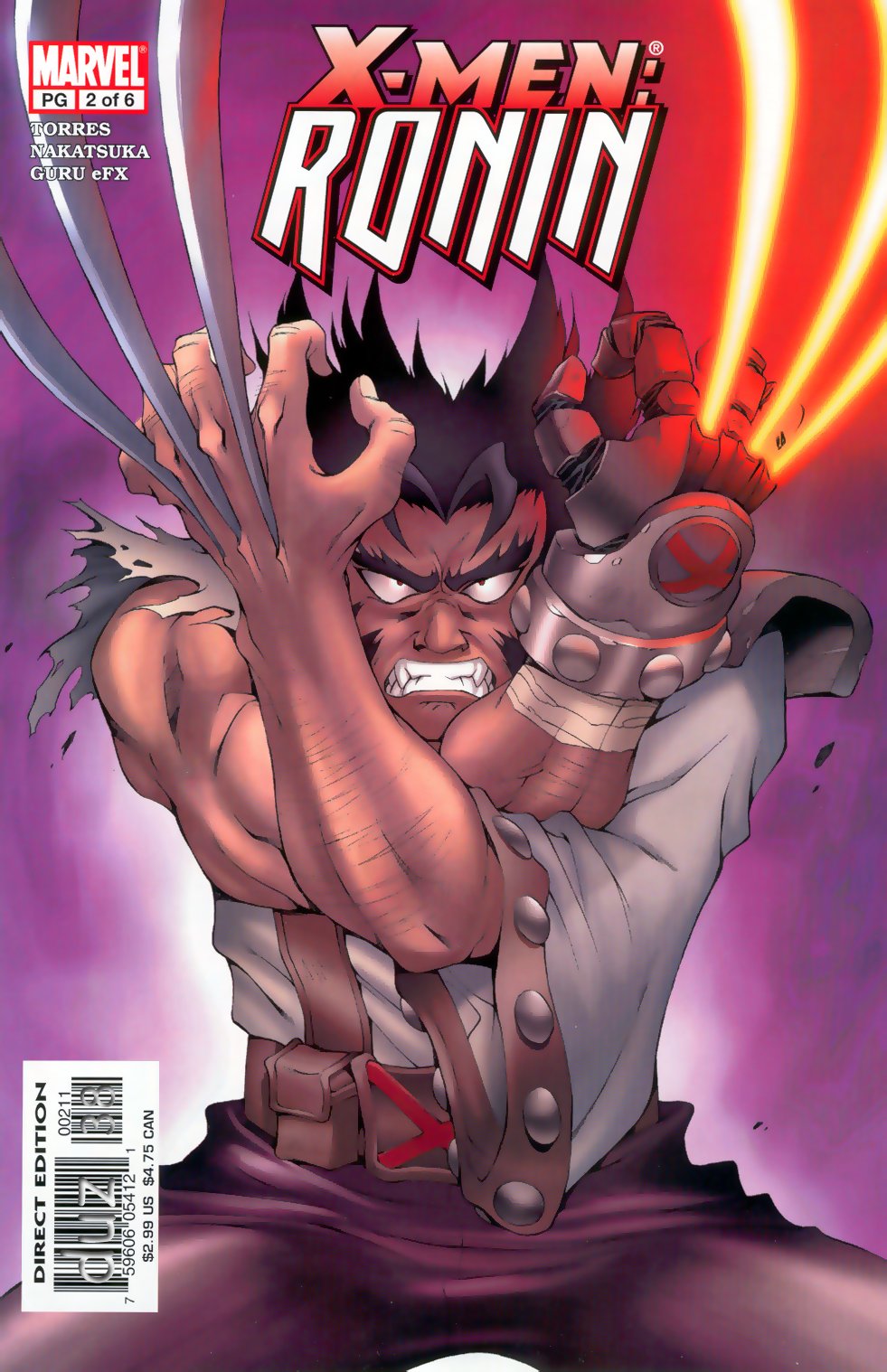 Read online X-Men: Ronin comic -  Issue #2 - 1