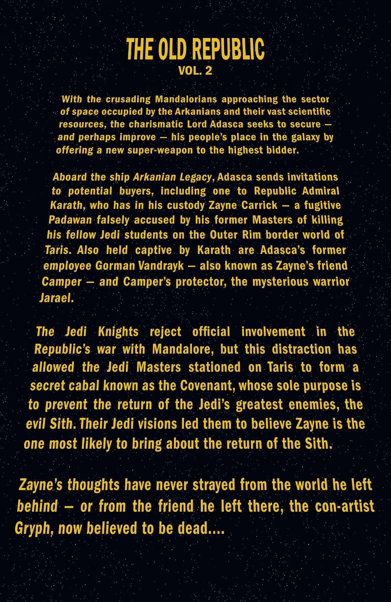 Read online Star Wars Legends: The Old Republic - Epic Collection comic -  Issue # TPB 2 (Part 1) - 5