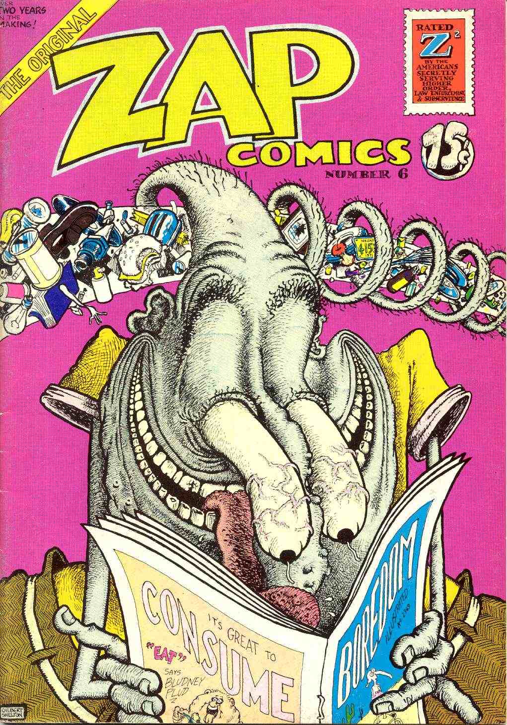 Read online Zap Comix comic -  Issue #6 - 1