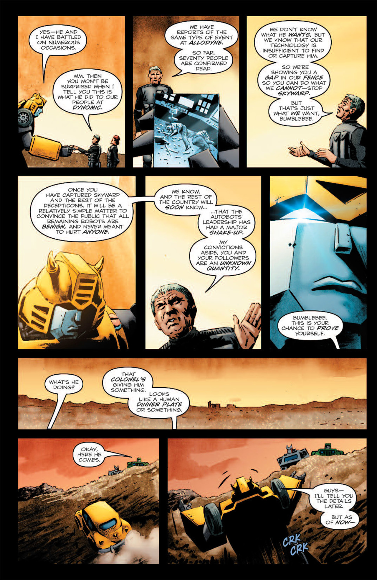 Read online The Transformers: Bumblebee comic -  Issue #1 - 21
