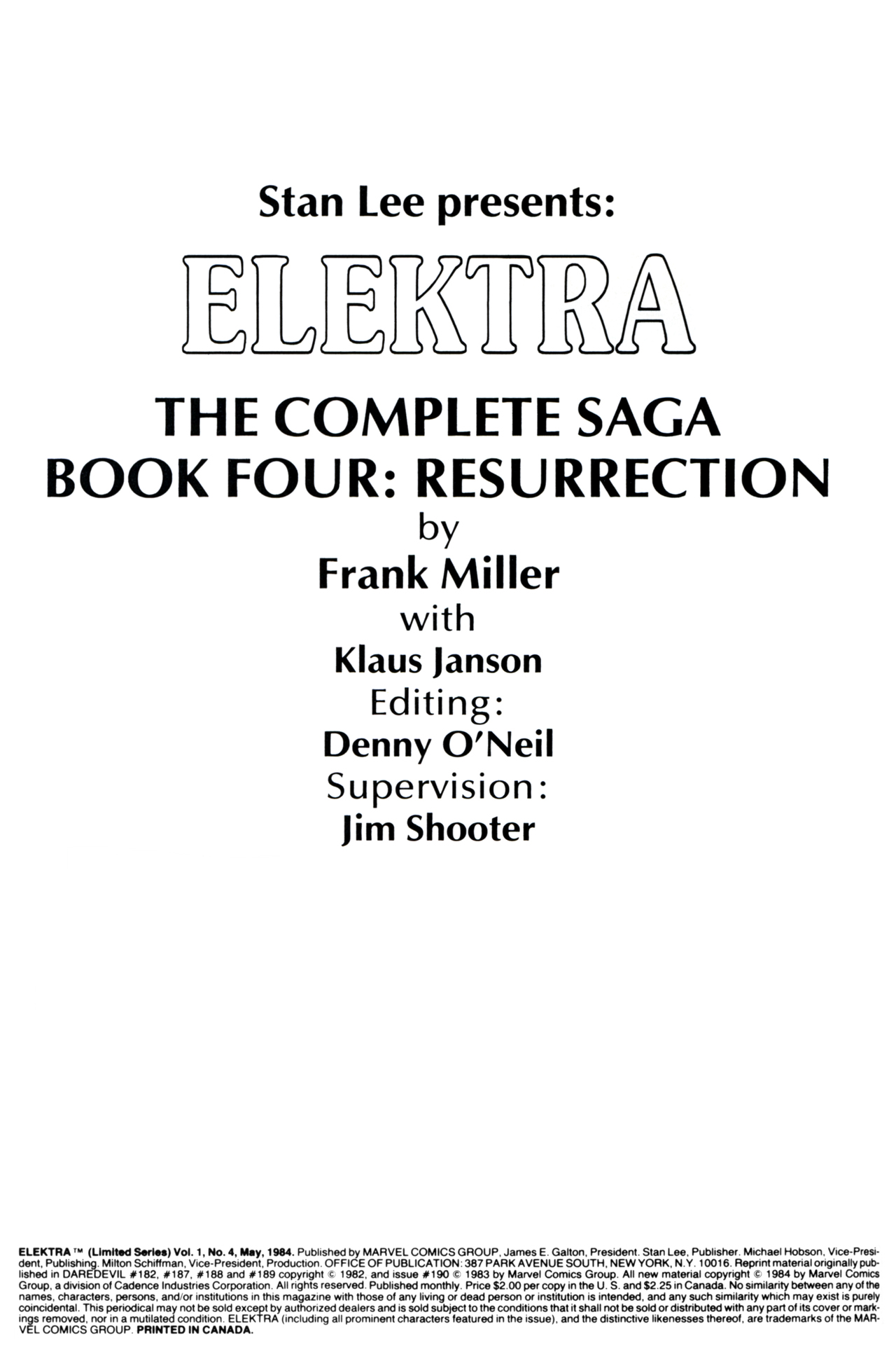 Read online The Elektra Saga comic -  Issue #4 - 3
