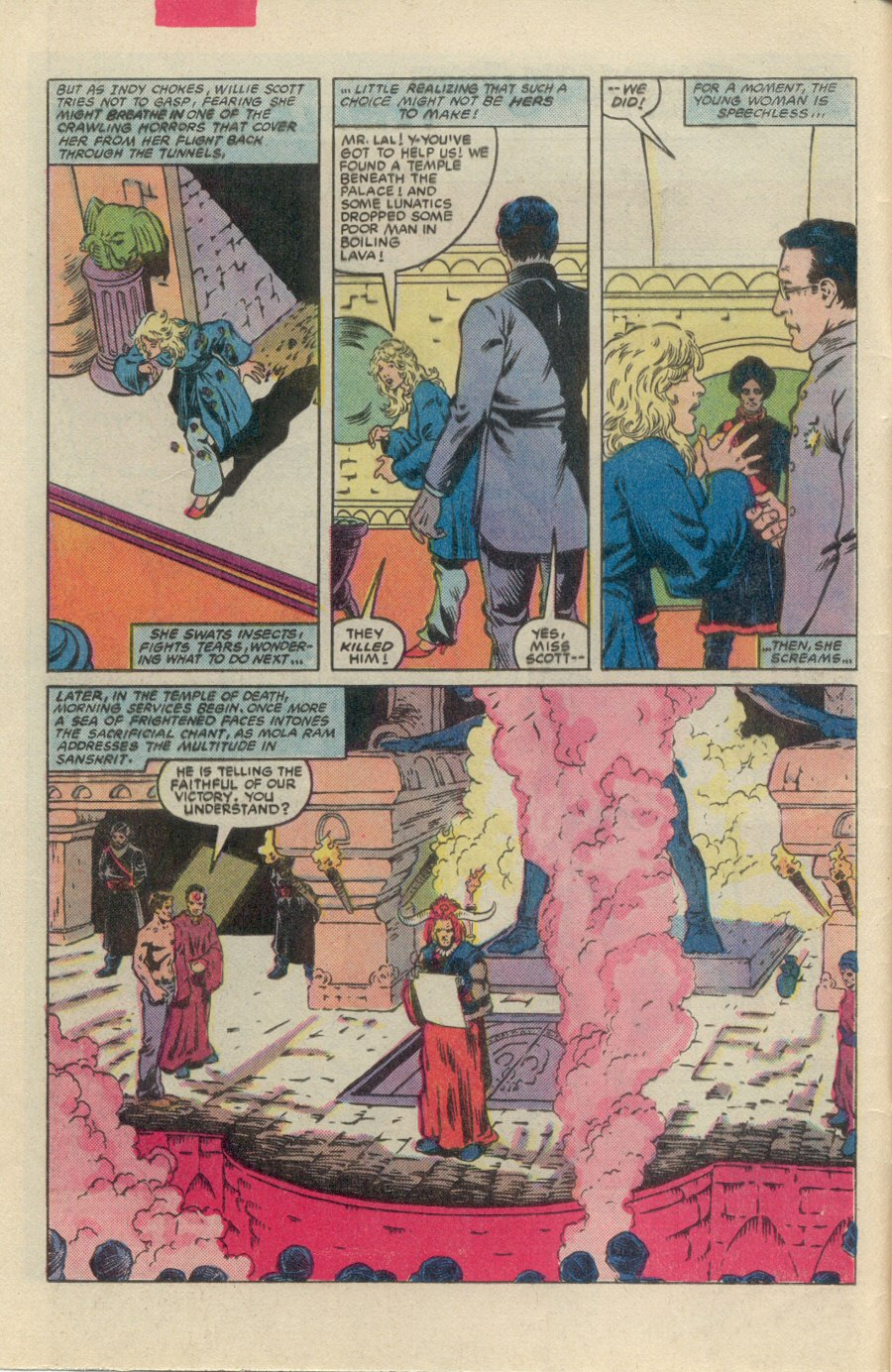 Read online Indiana Jones and the Temple of Doom comic -  Issue #3 - 3