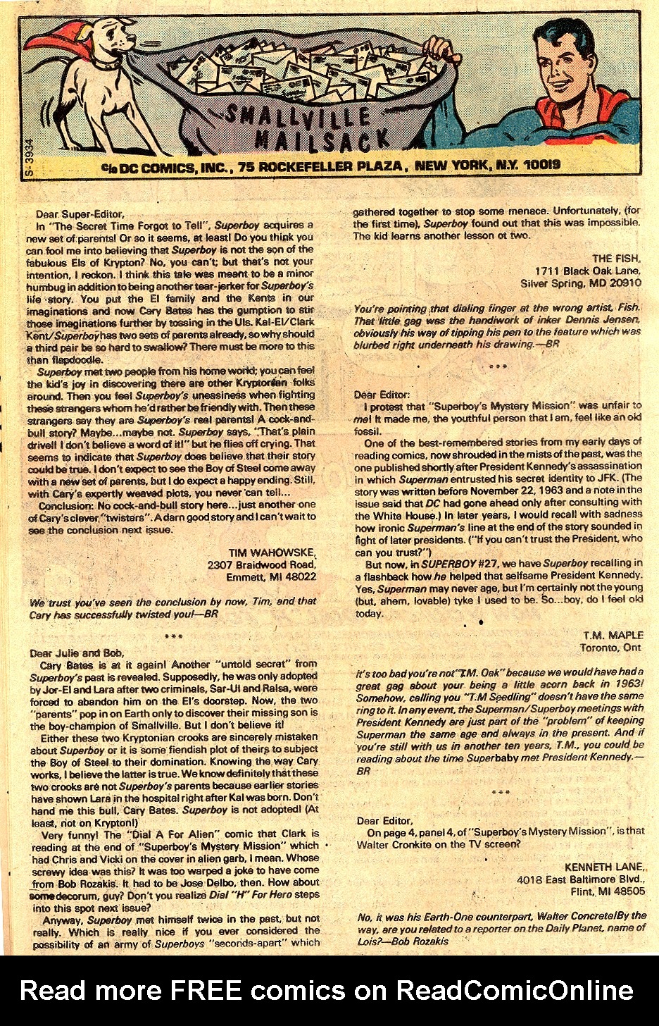 Read online The New Adventures of Superboy comic -  Issue #32 - 34