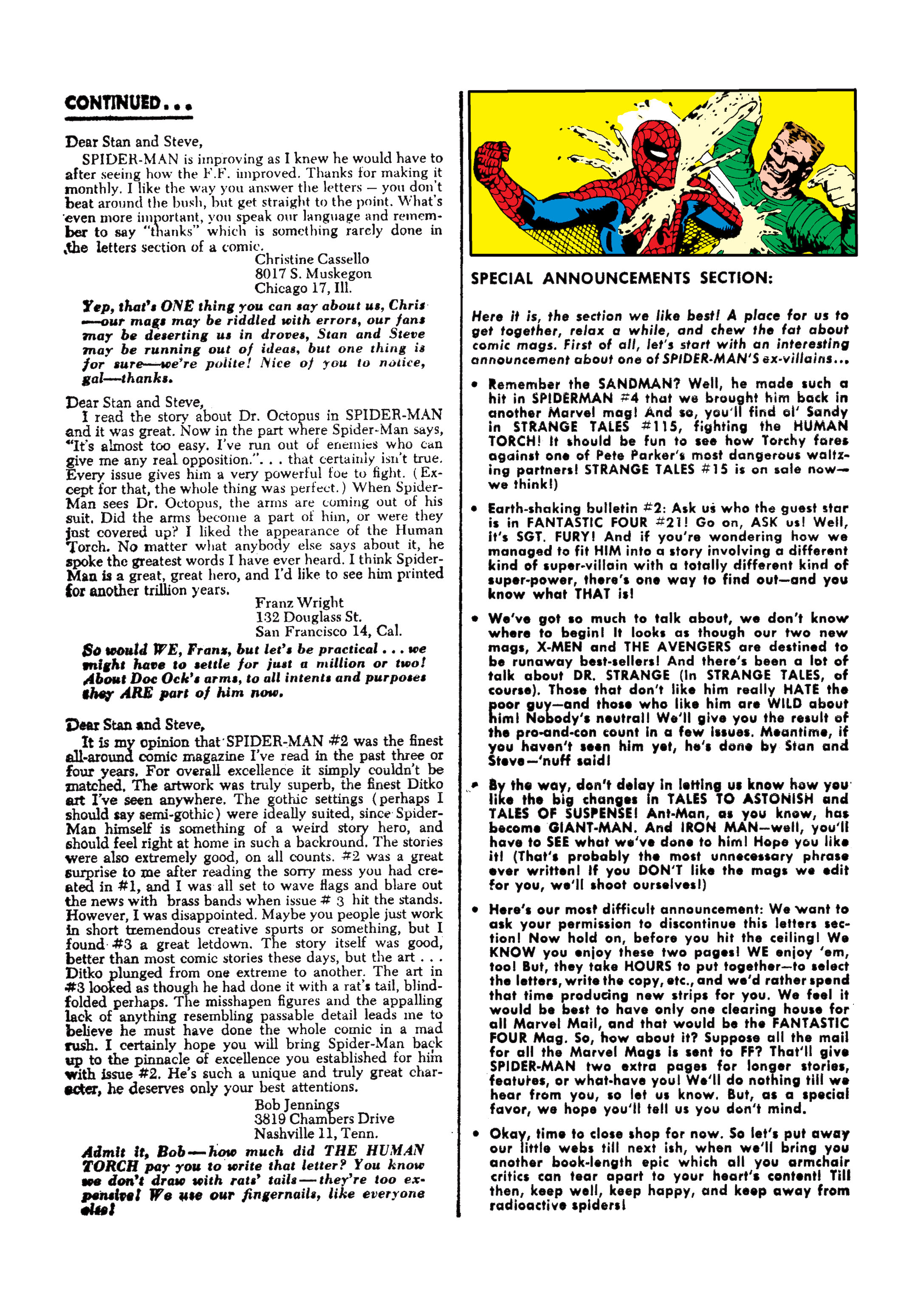 Read online The Amazing Spider-Man (1963) comic -  Issue #7 - 24
