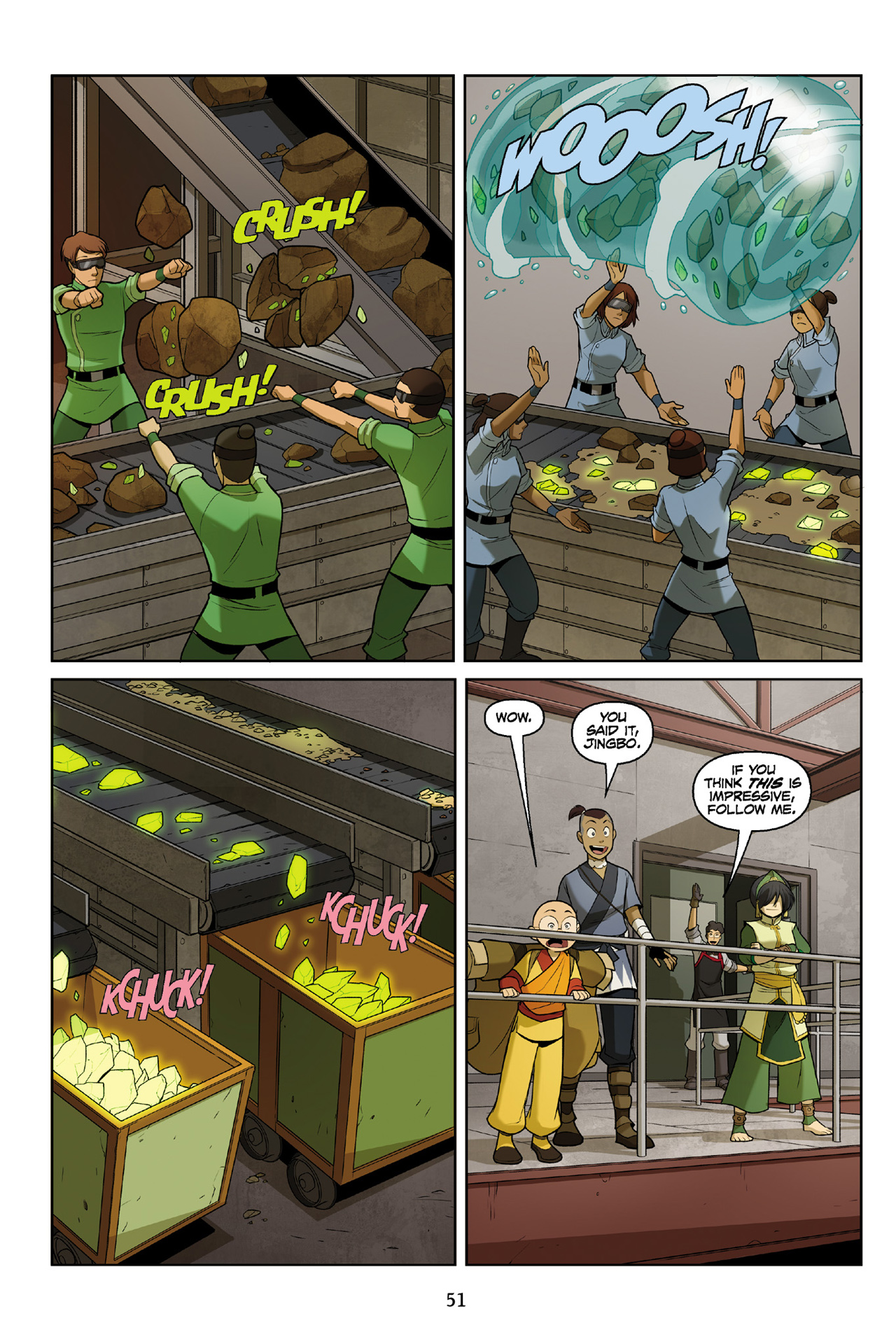 Read online Nickelodeon Avatar: The Last Airbender - The Rift comic -  Issue # Part 1 - 51