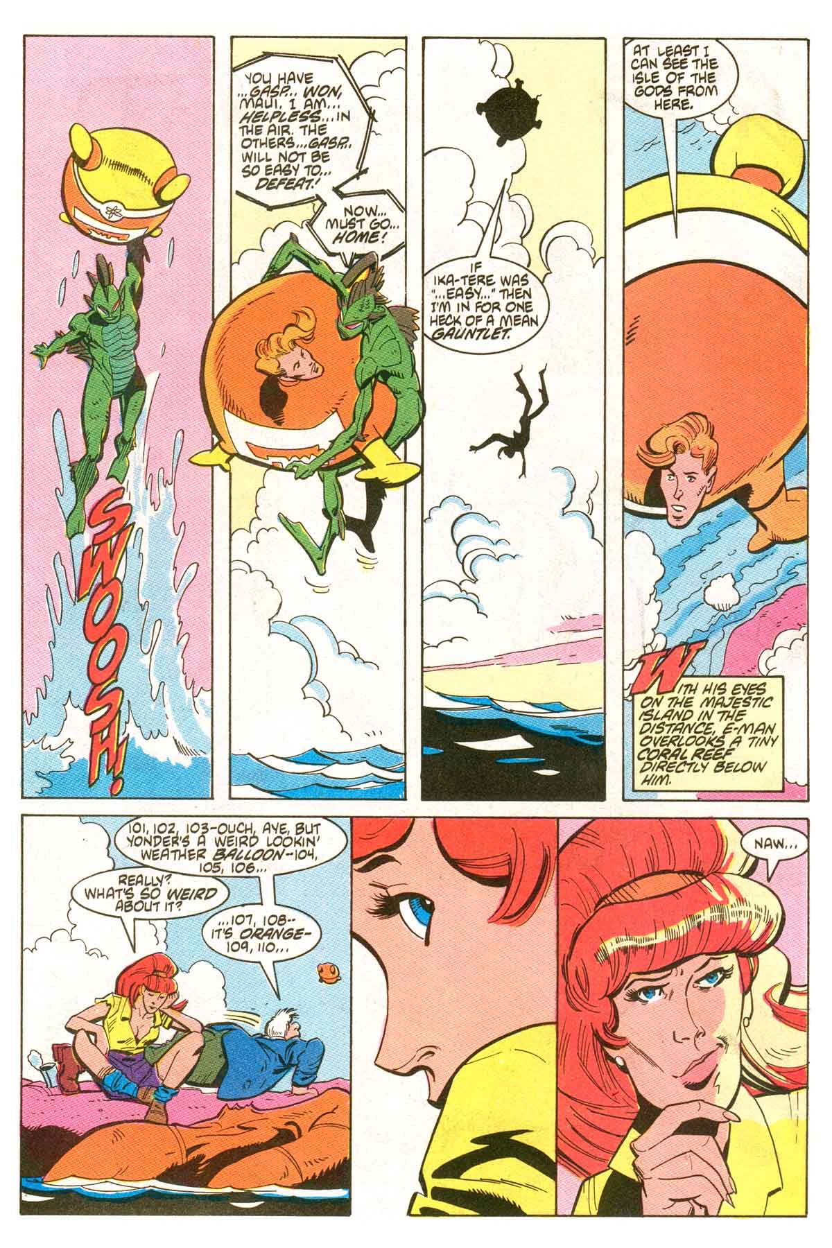 Read online E-Man (1983) comic -  Issue #25 - 21