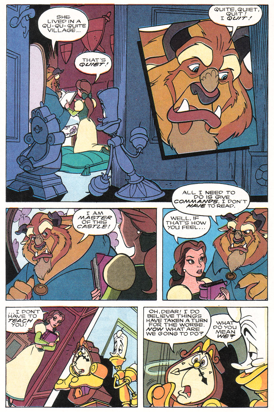 Read online Disney's Beauty and the Beast comic -  Issue #5 - 6
