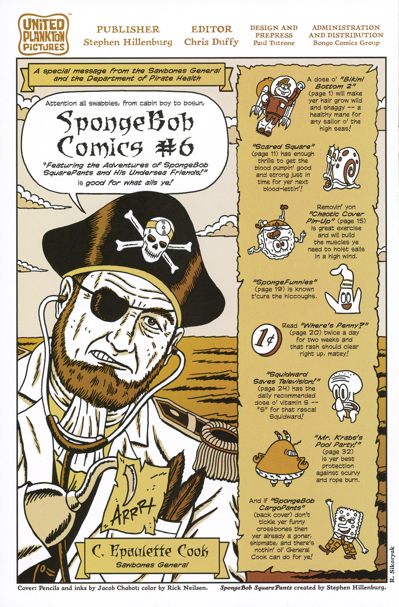 Read online SpongeBob Comics comic -  Issue #6 - 2