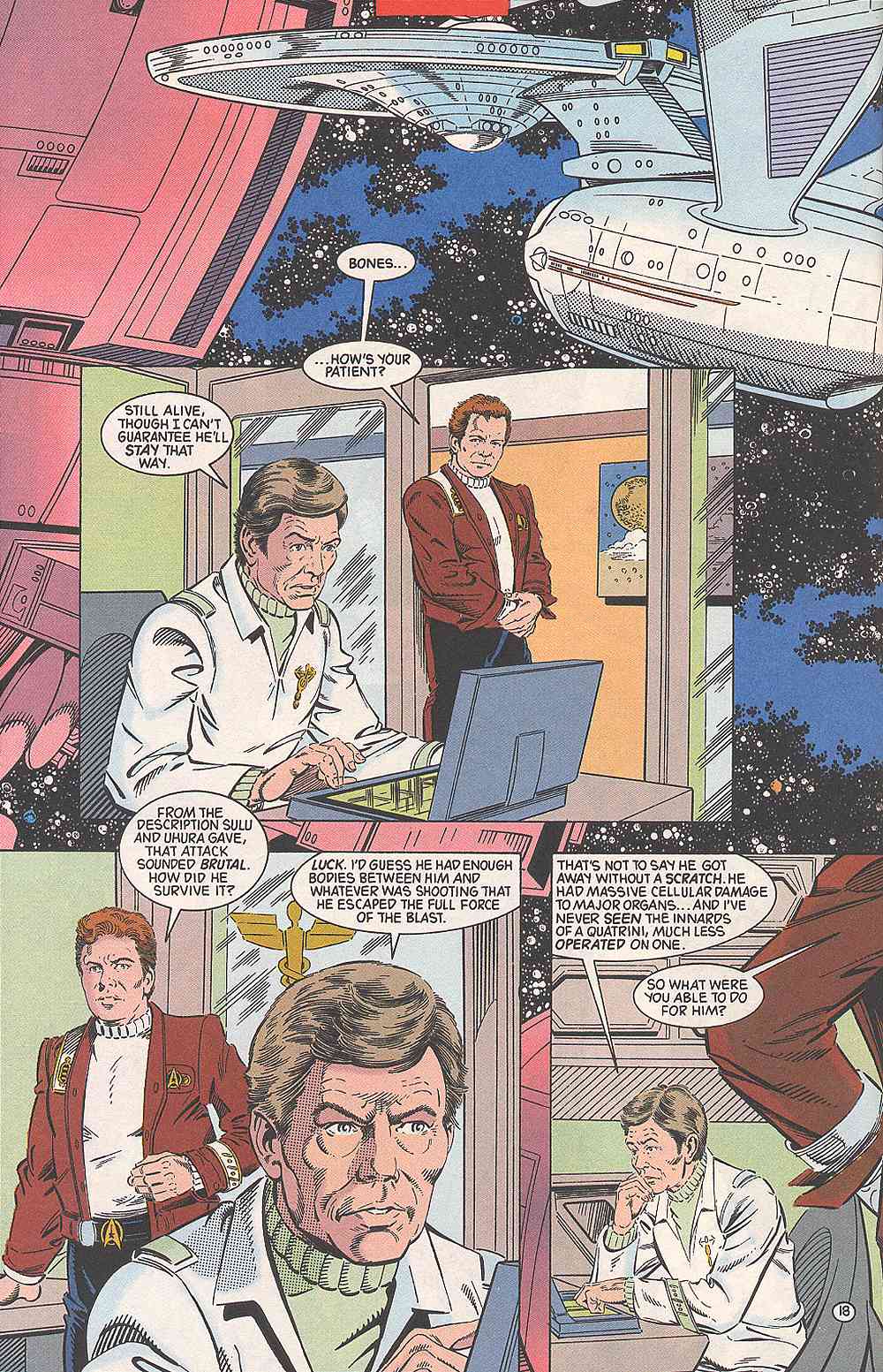 Read online Star Trek (1989) comic -  Issue #30 - 22