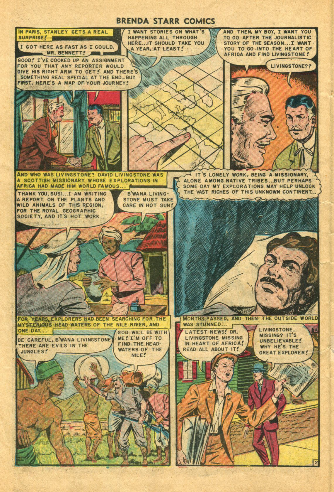Read online Brenda Starr (1948) comic -  Issue #9 - 22