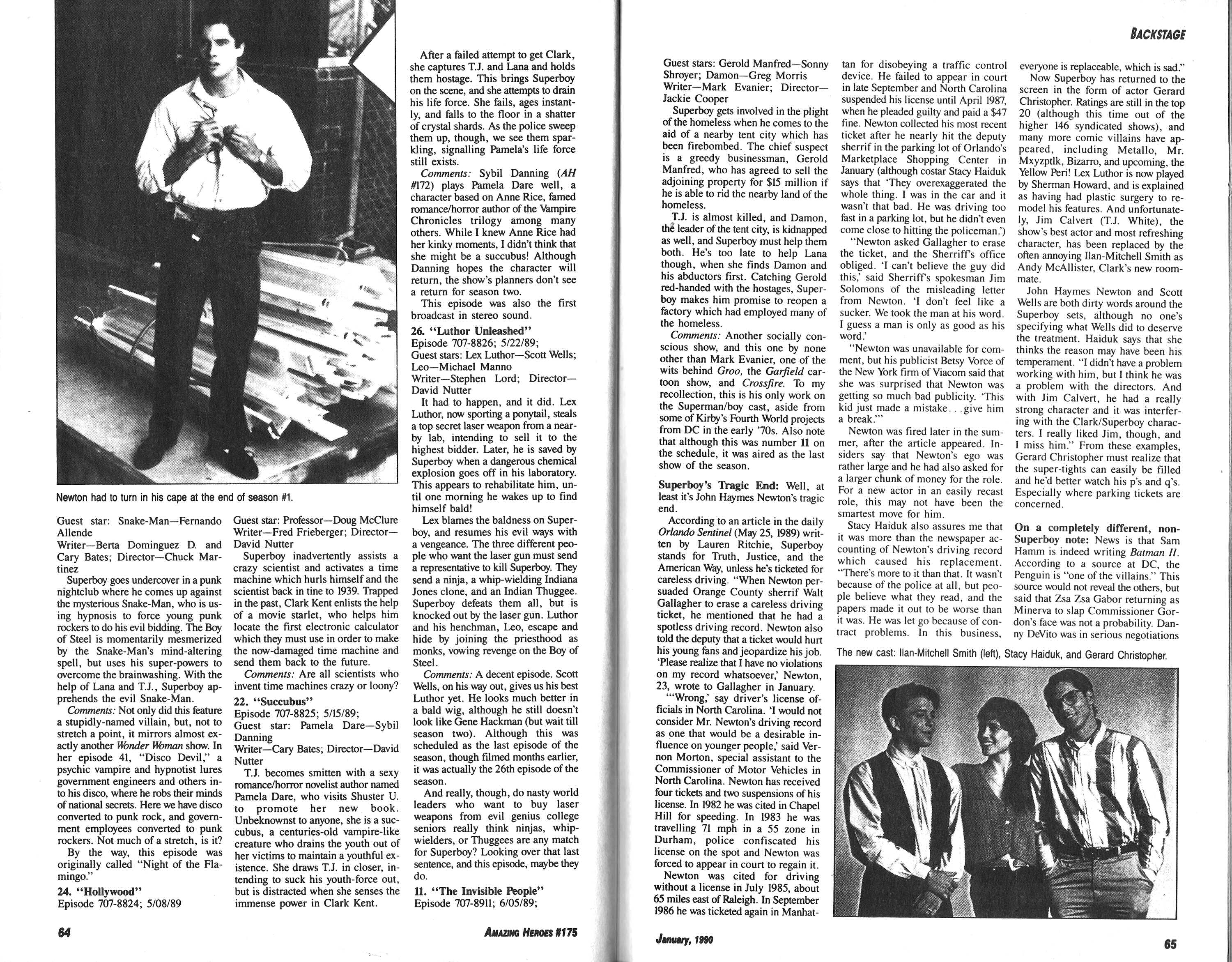 Read online Amazing Heroes comic -  Issue #175 - 33