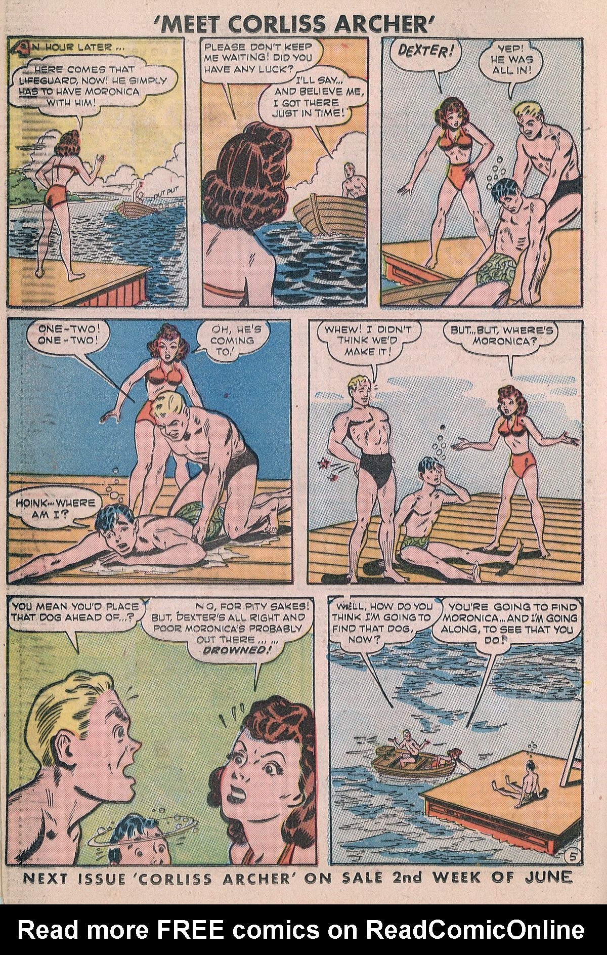 Read online Meet Corliss Archer comic -  Issue #3 - 6