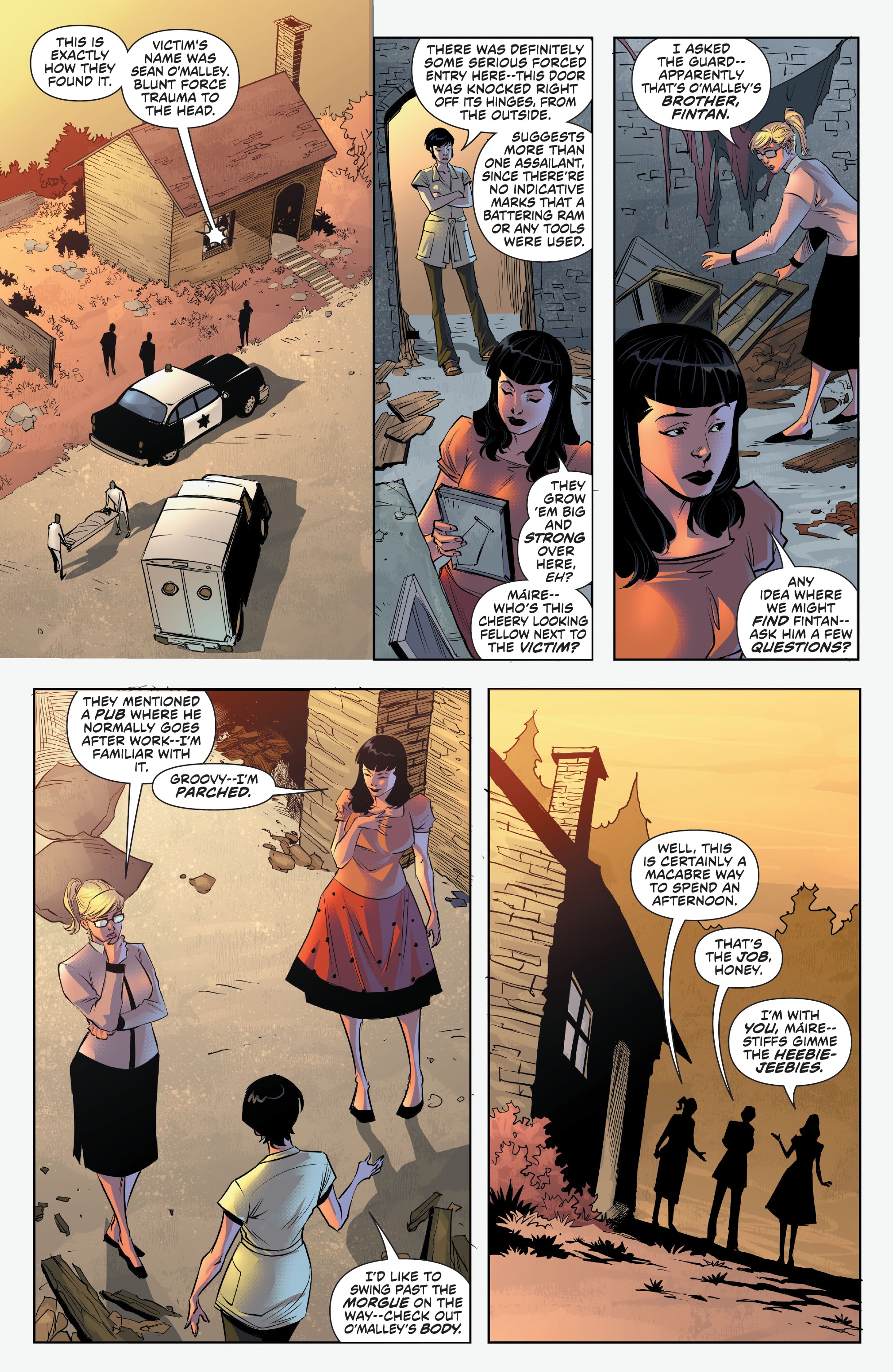 Read online Bettie Page & The Curse of the Banshee comic -  Issue #1 - 18