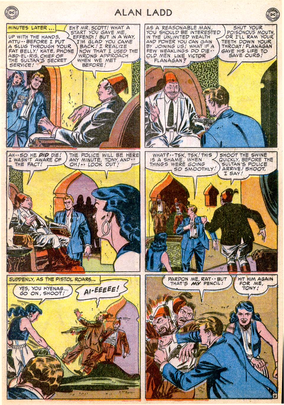 Read online Adventures of Alan Ladd comic -  Issue #9 - 11