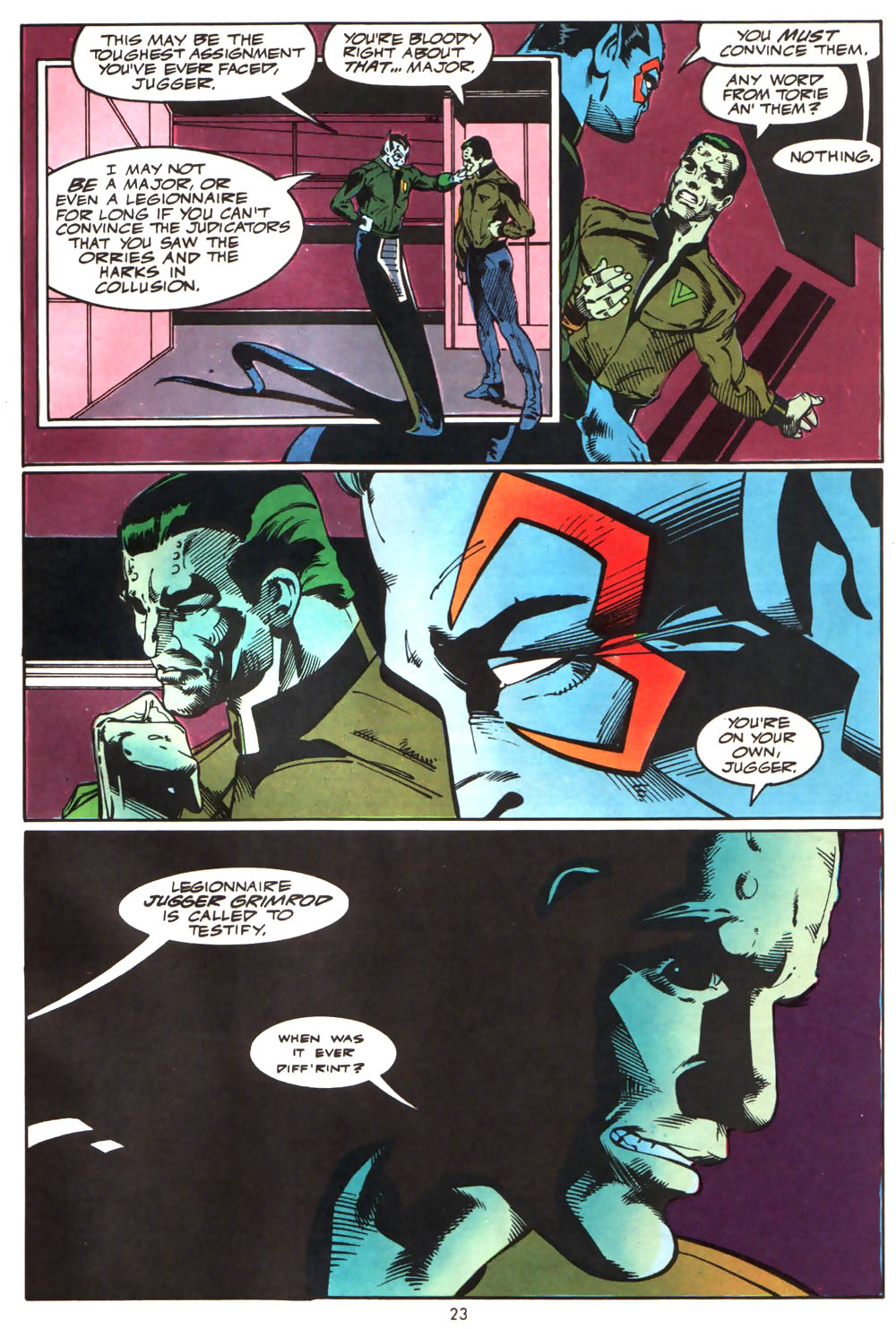 Read online Alien Legion (1987) comic -  Issue #11 - 25