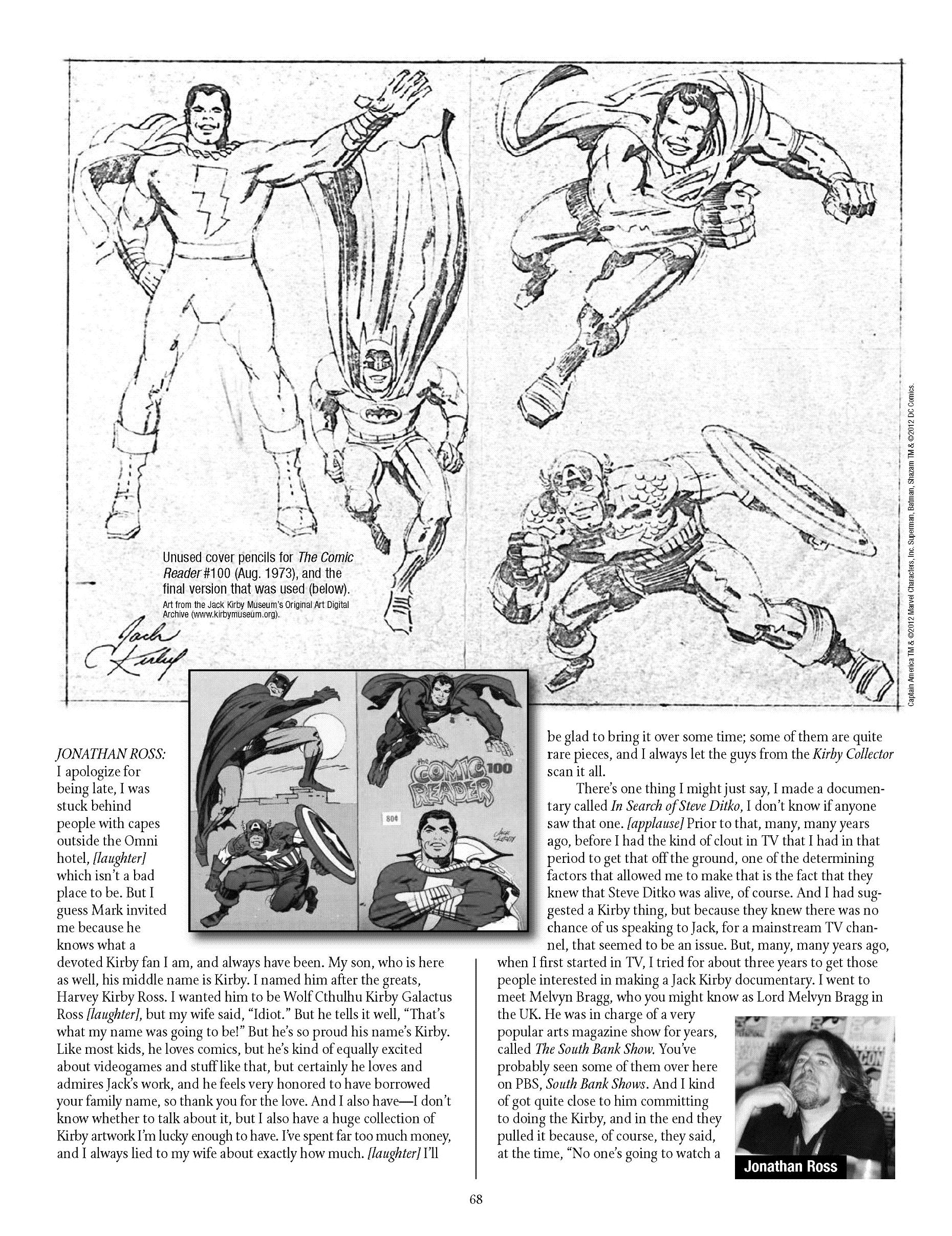 Read online The Jack Kirby Collector comic -  Issue #59 - 65
