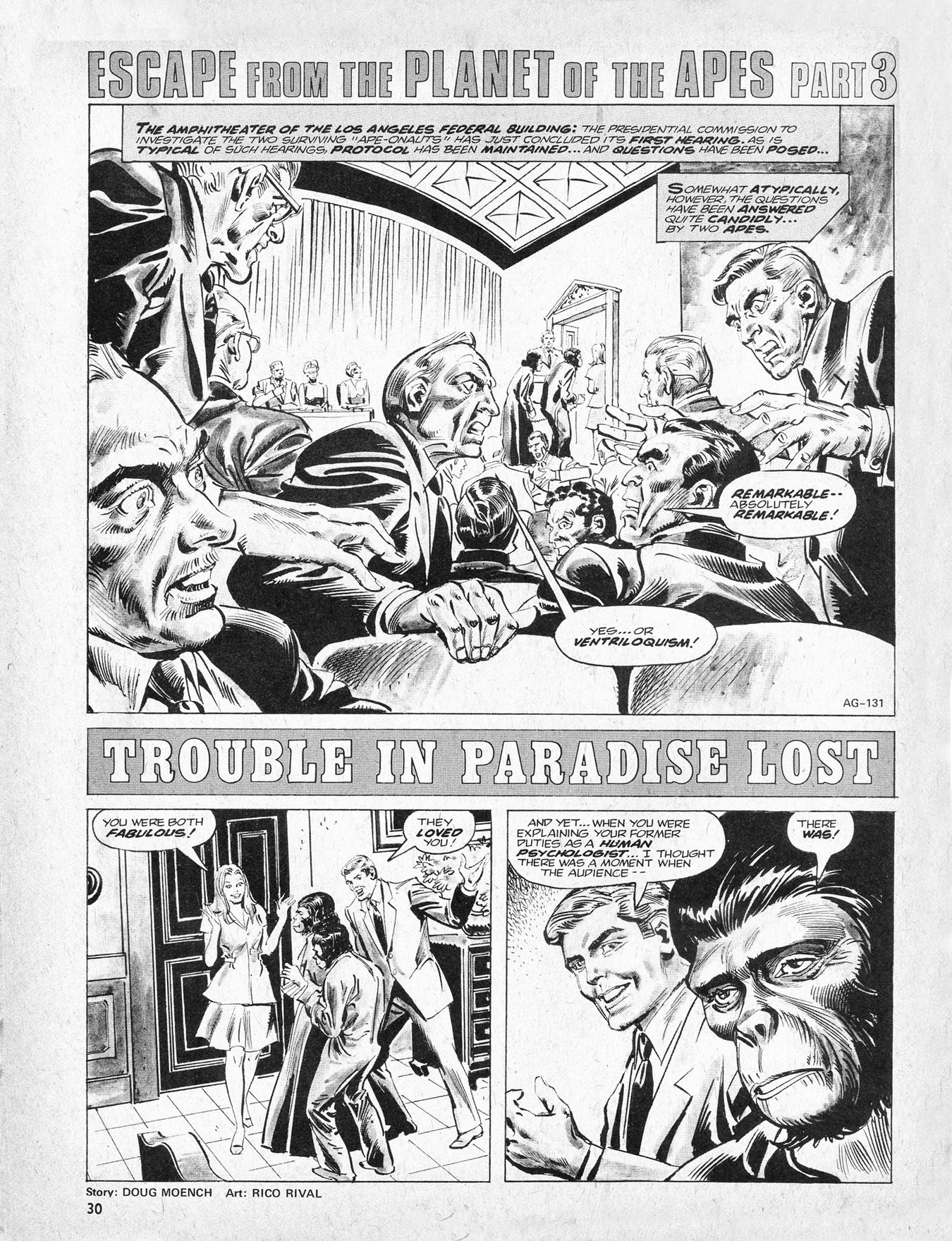 Read online Planet of the Apes comic -  Issue #14 - 30