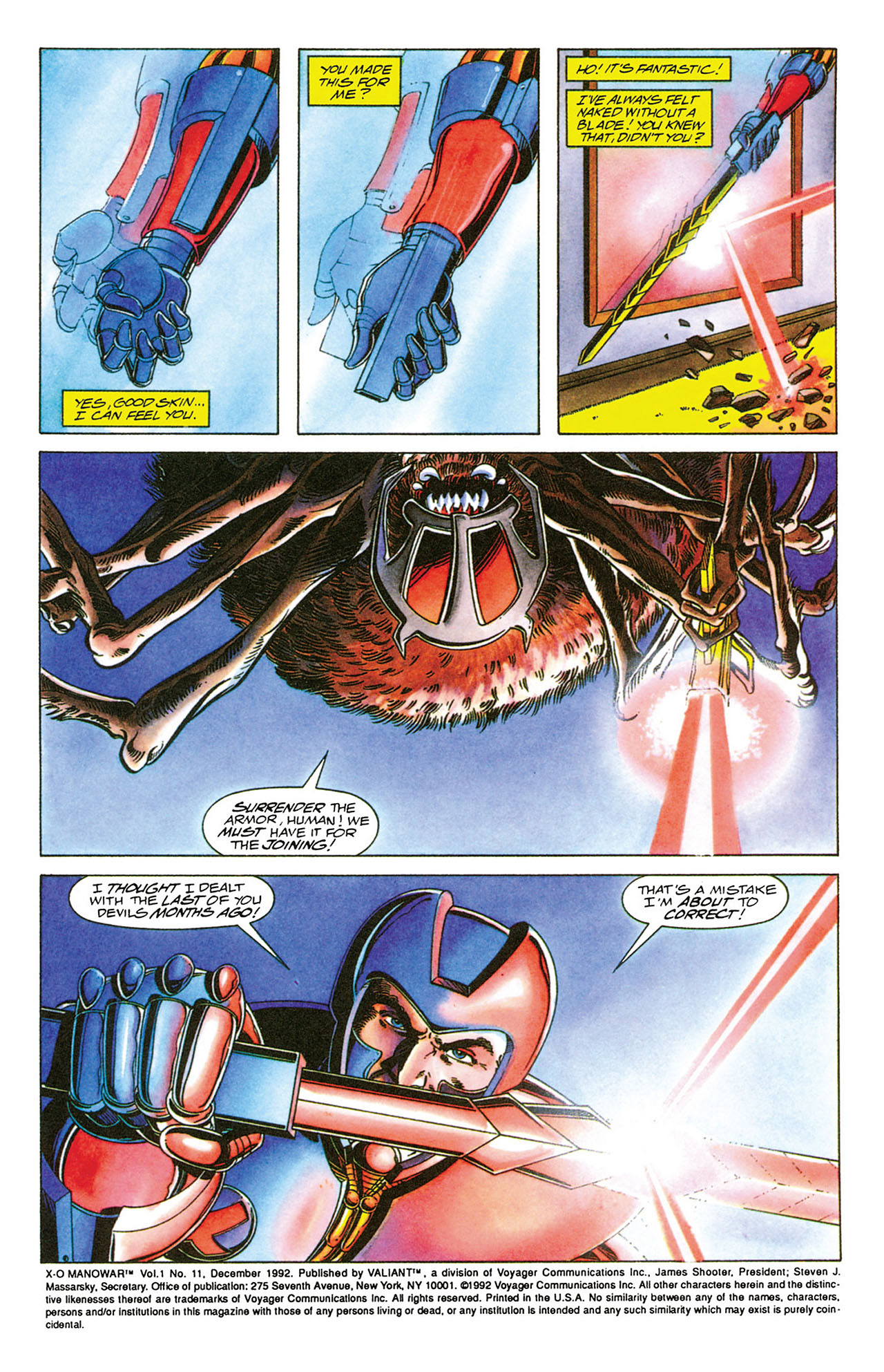 Read online X-O Manowar (1992) comic -  Issue #11 - 3