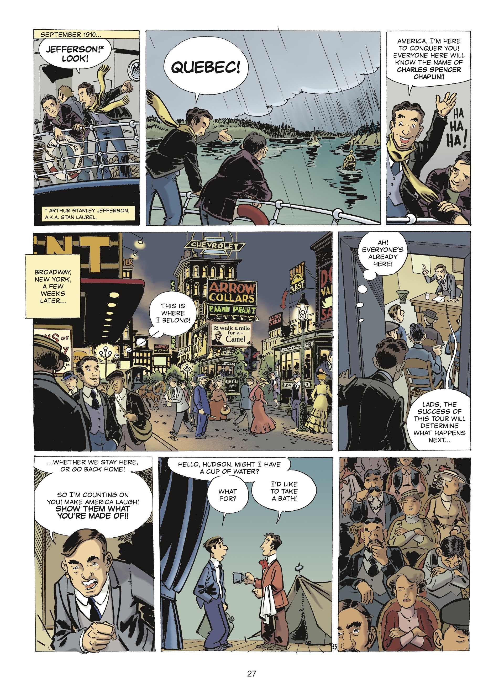 Read online The Stars of History: Charlie Chaplin comic -  Issue # TPB - 25