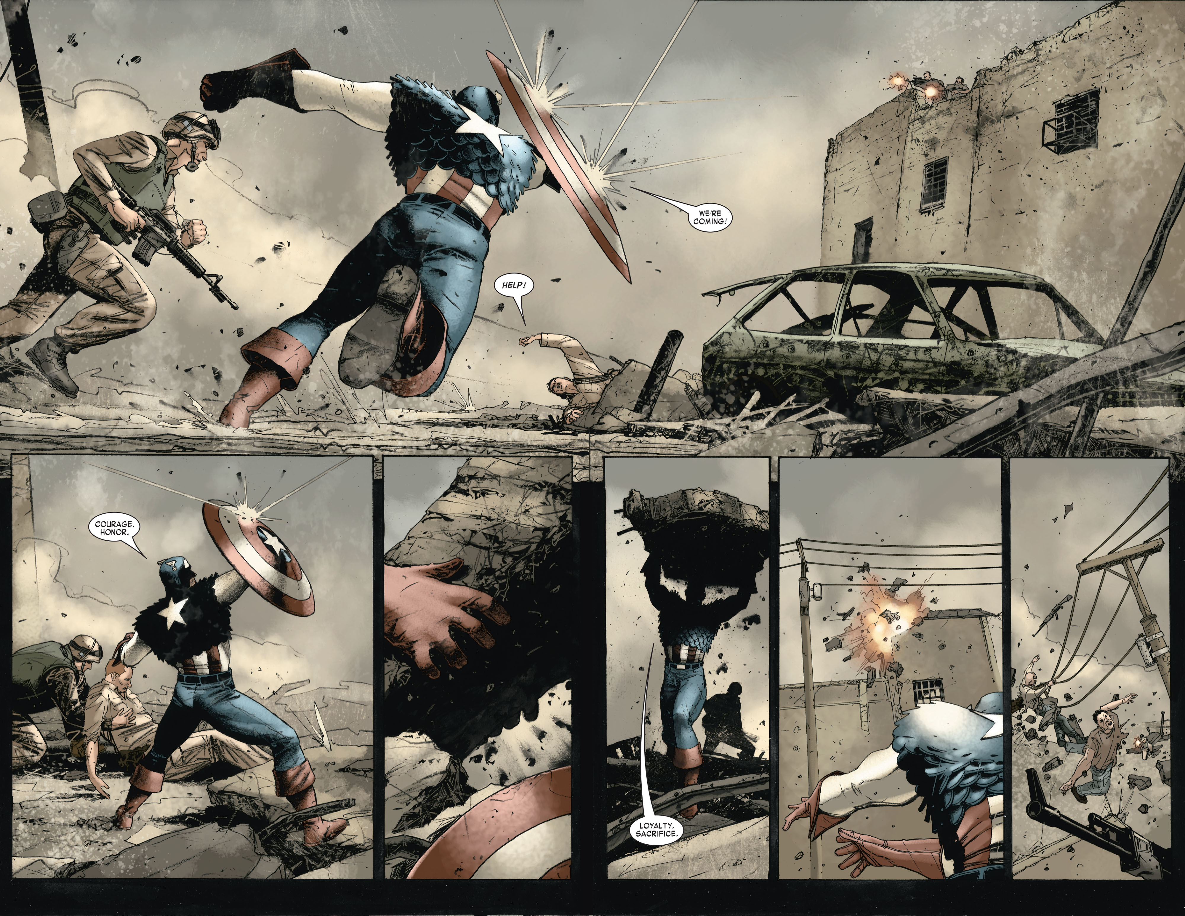 Read online Captain America: The Chosen comic -  Issue #1 - 16