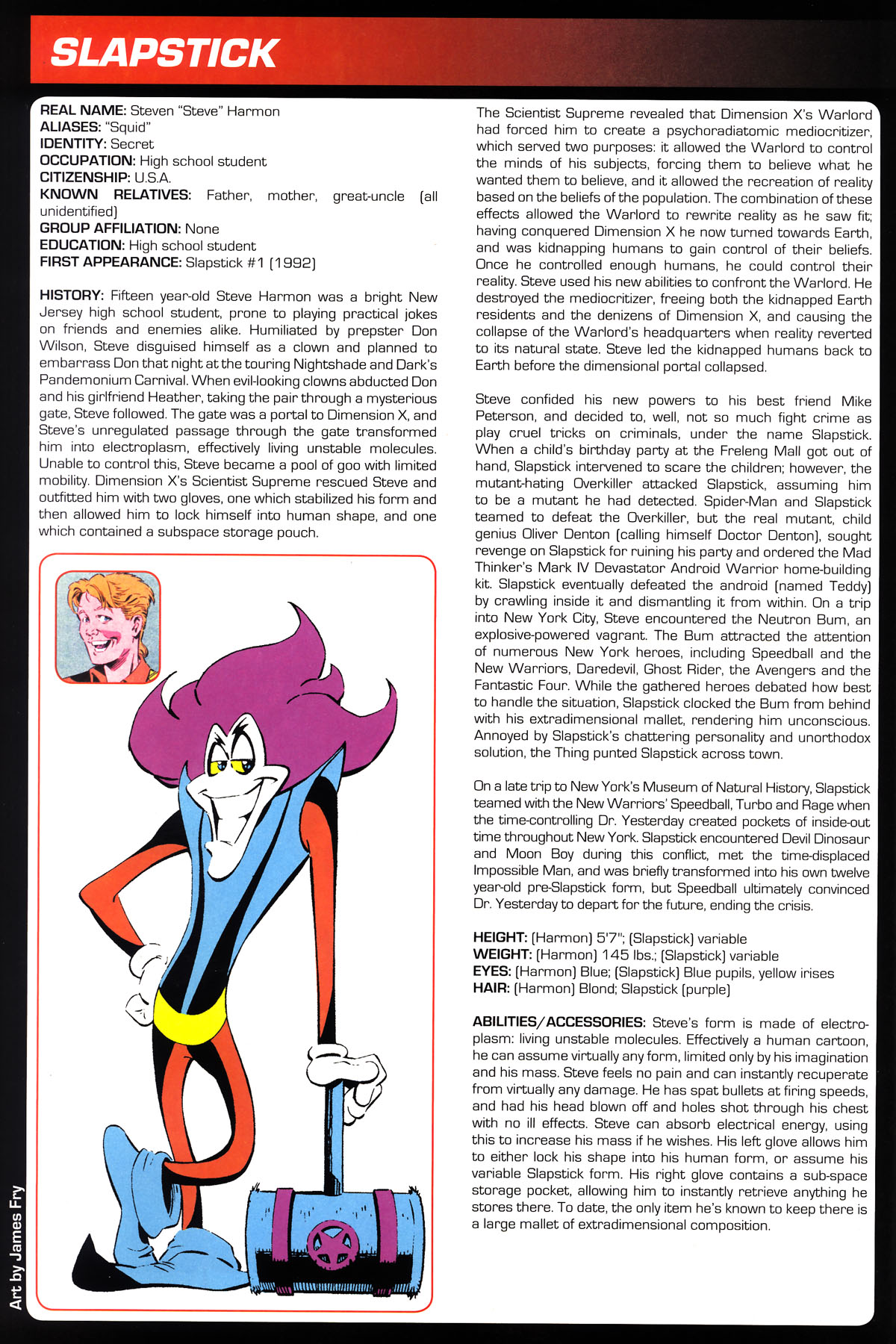 Read online Marvel Legacy:  The 1990's Handbook comic -  Issue # Full - 52