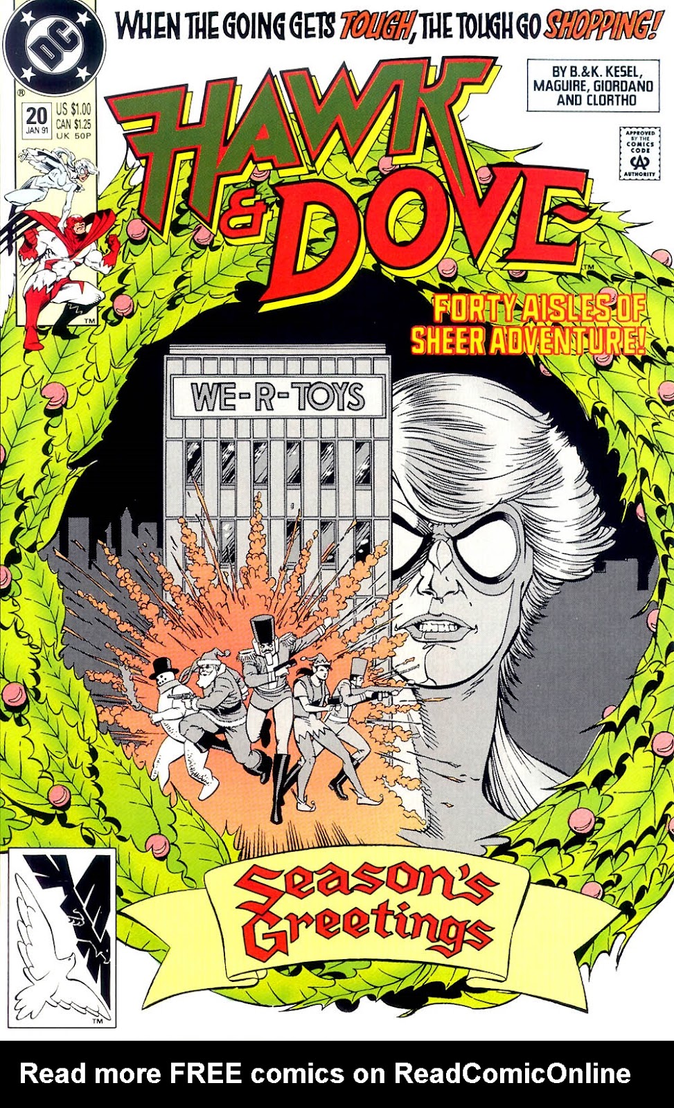 Hawk and Dove (1989) issue 20 - Page 1