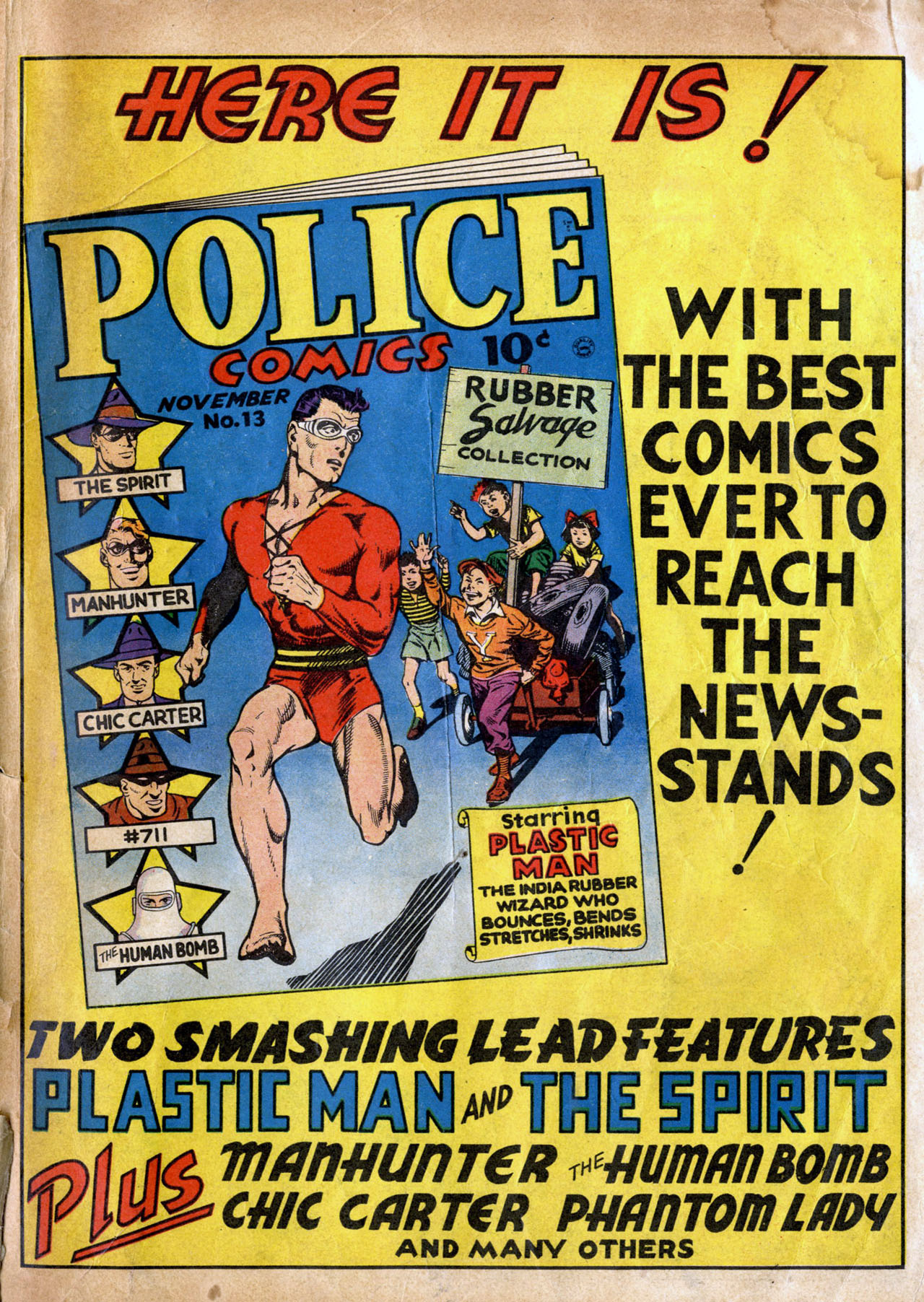 Read online Police Comics comic -  Issue #13 - 67
