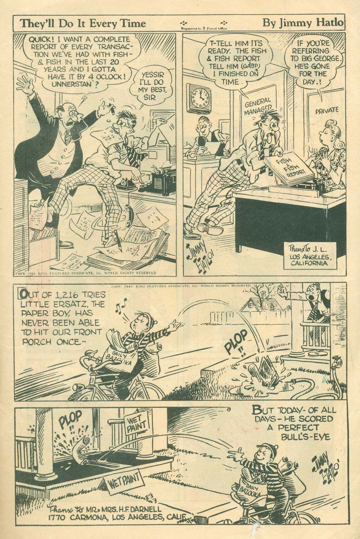 Read online Blondie Comics (1947) comic -  Issue #5 - 35