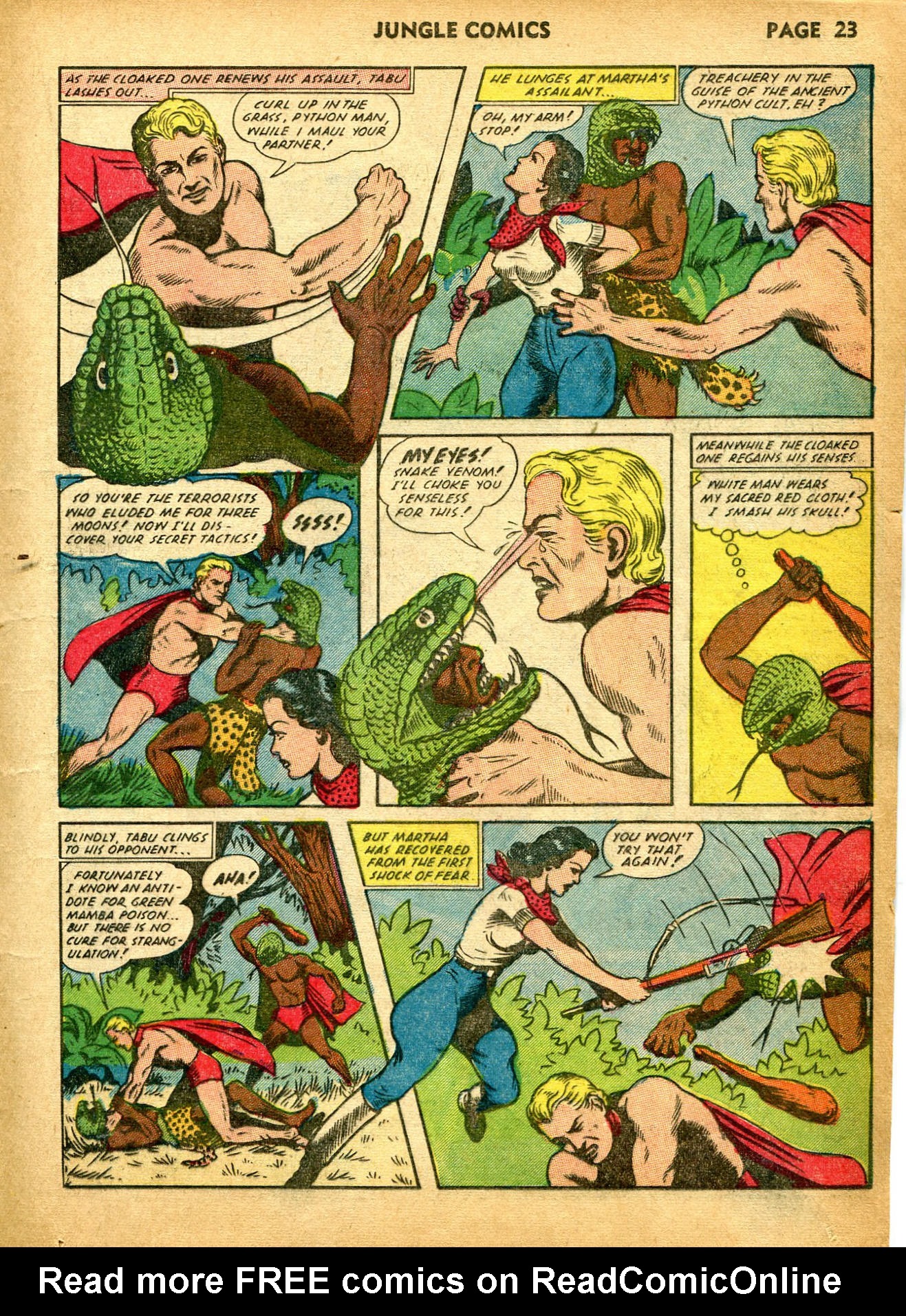 Read online Jungle Comics comic -  Issue #32 - 26
