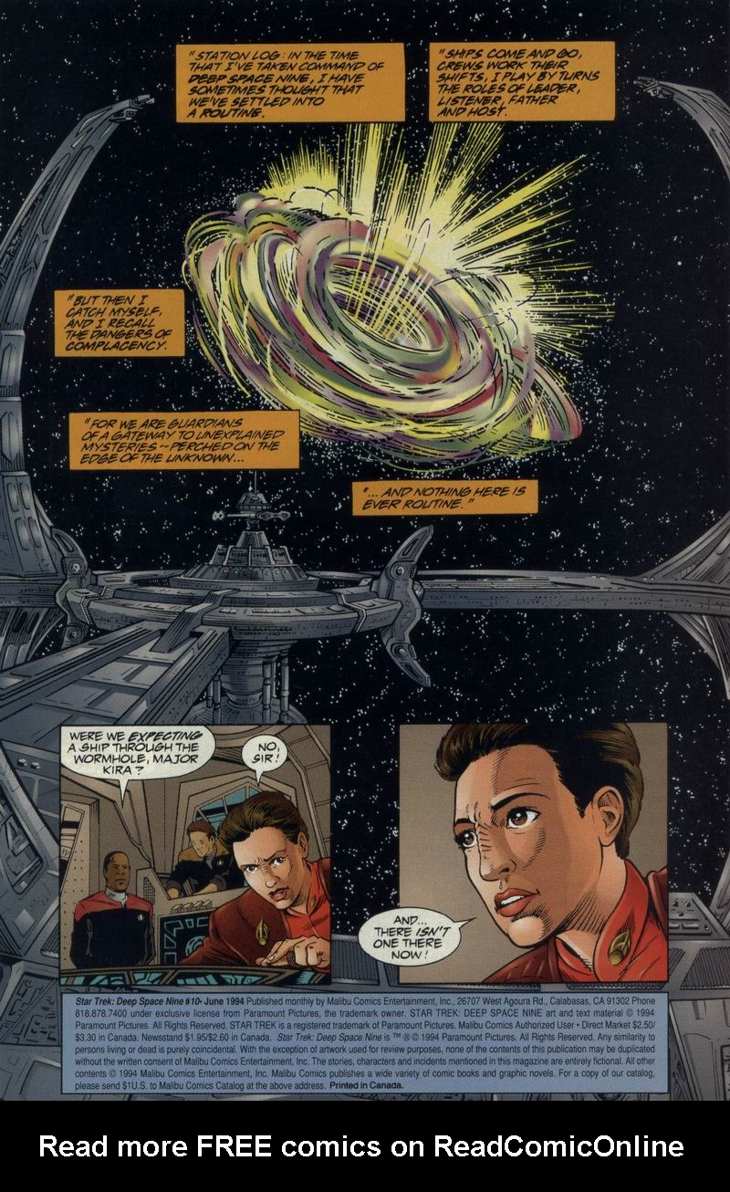 Read online Star Trek: Deep Space Nine (1993) comic -  Issue #10 - 2