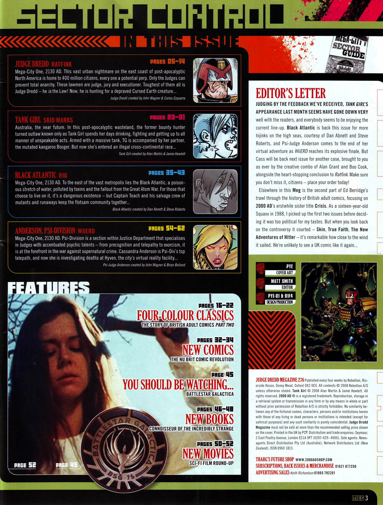 Read online Judge Dredd Megazine (Vol. 5) comic -  Issue #276 - 3